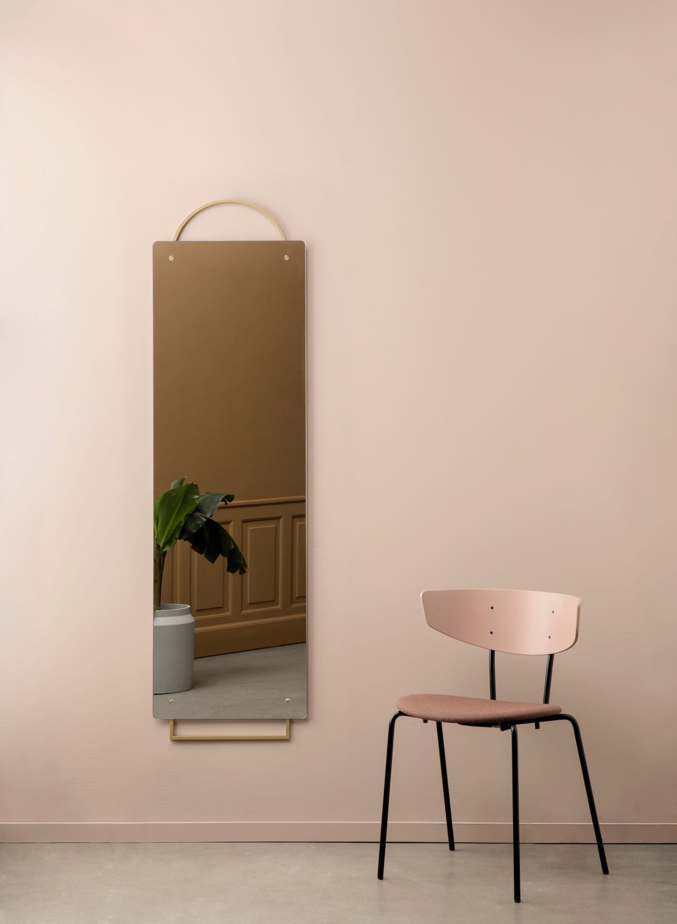 Adorn Mirror | Full Length Wall-Hung | Black | by ferm Living - Lifestory - ferm Living