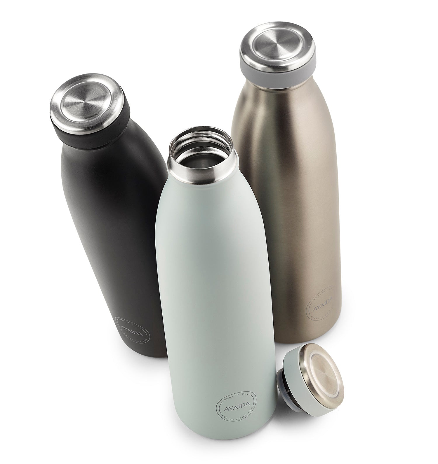 Aya&Ida 500ml Reusable bottle for Hot or Cold drinks | Various Colours at Lifestory
