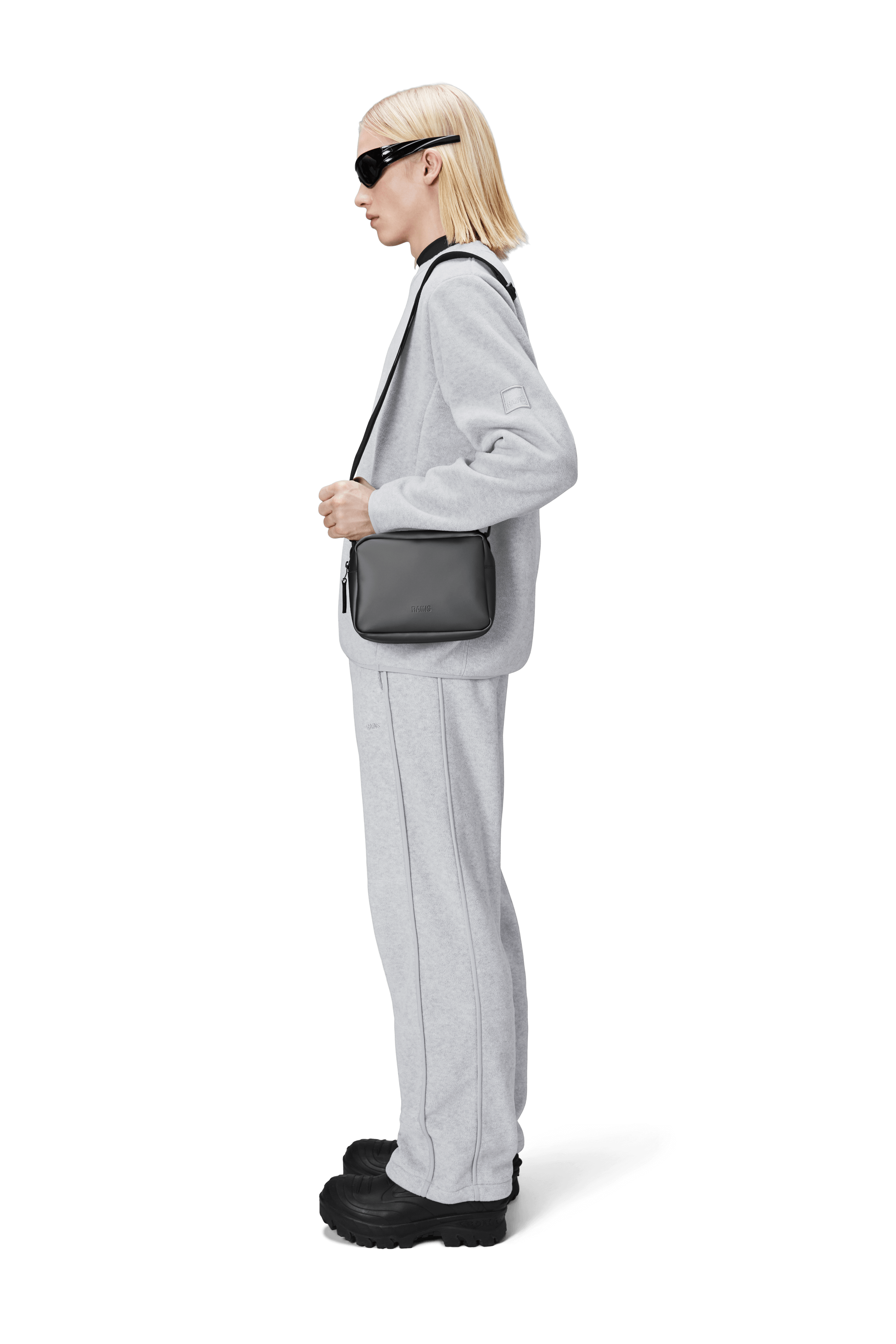 Box Bag | Metallic Grey | Waterproof | by Rains - Lifestory