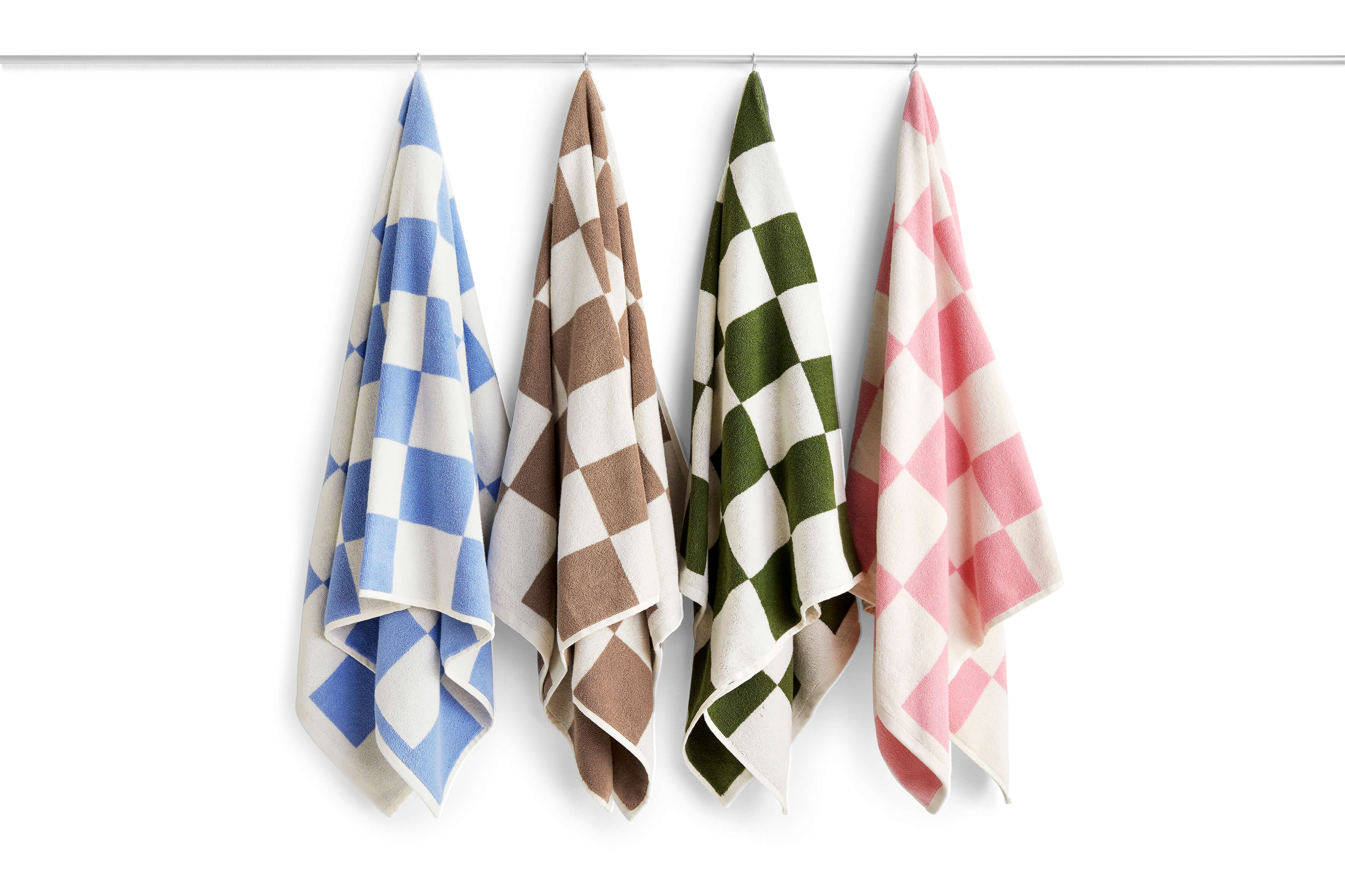 Check Bath Towel | Sky Blue | by HAY - Lifestory - HAY