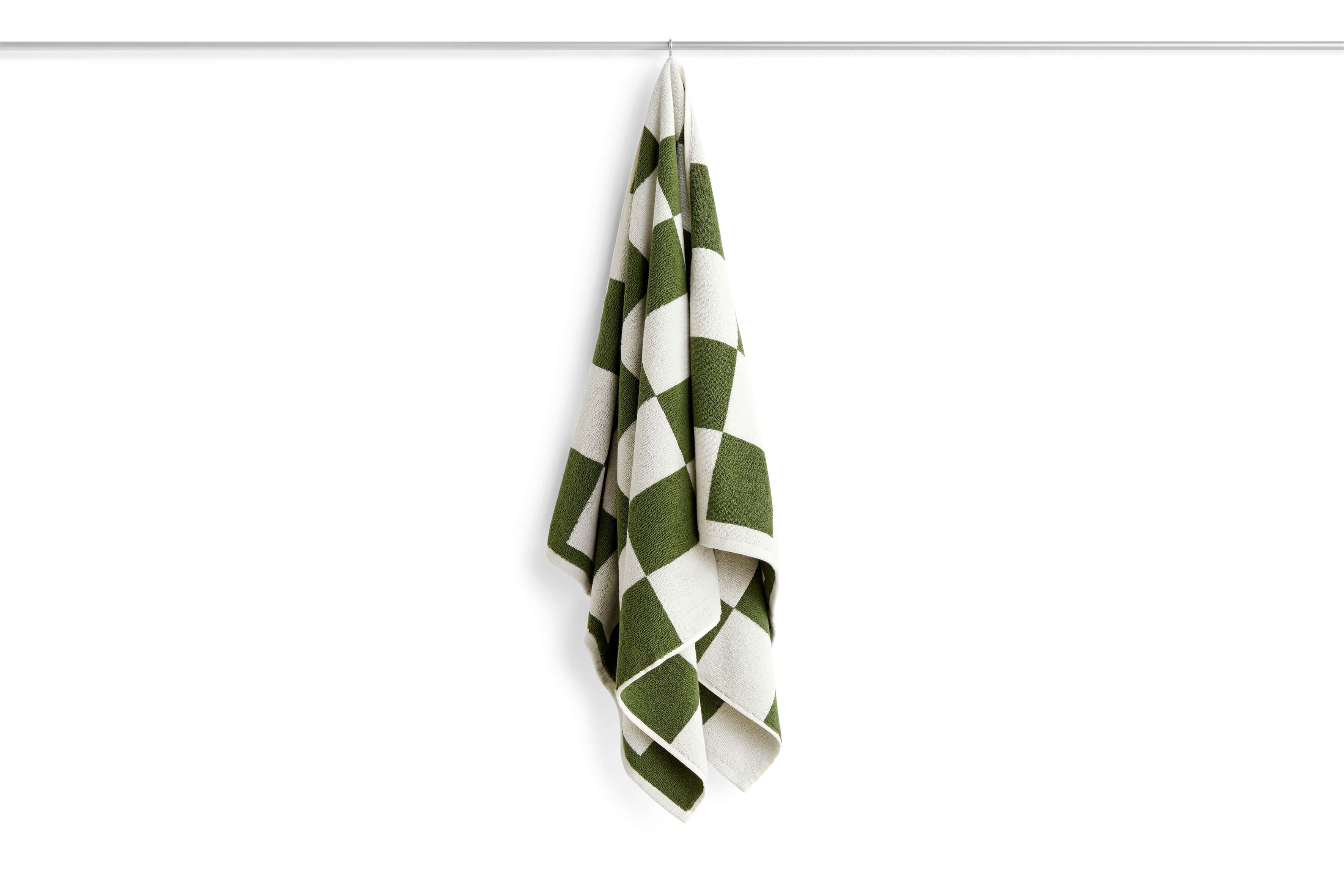 Check Bath Towel | Matcha | by HAY - Lifestory - HAY