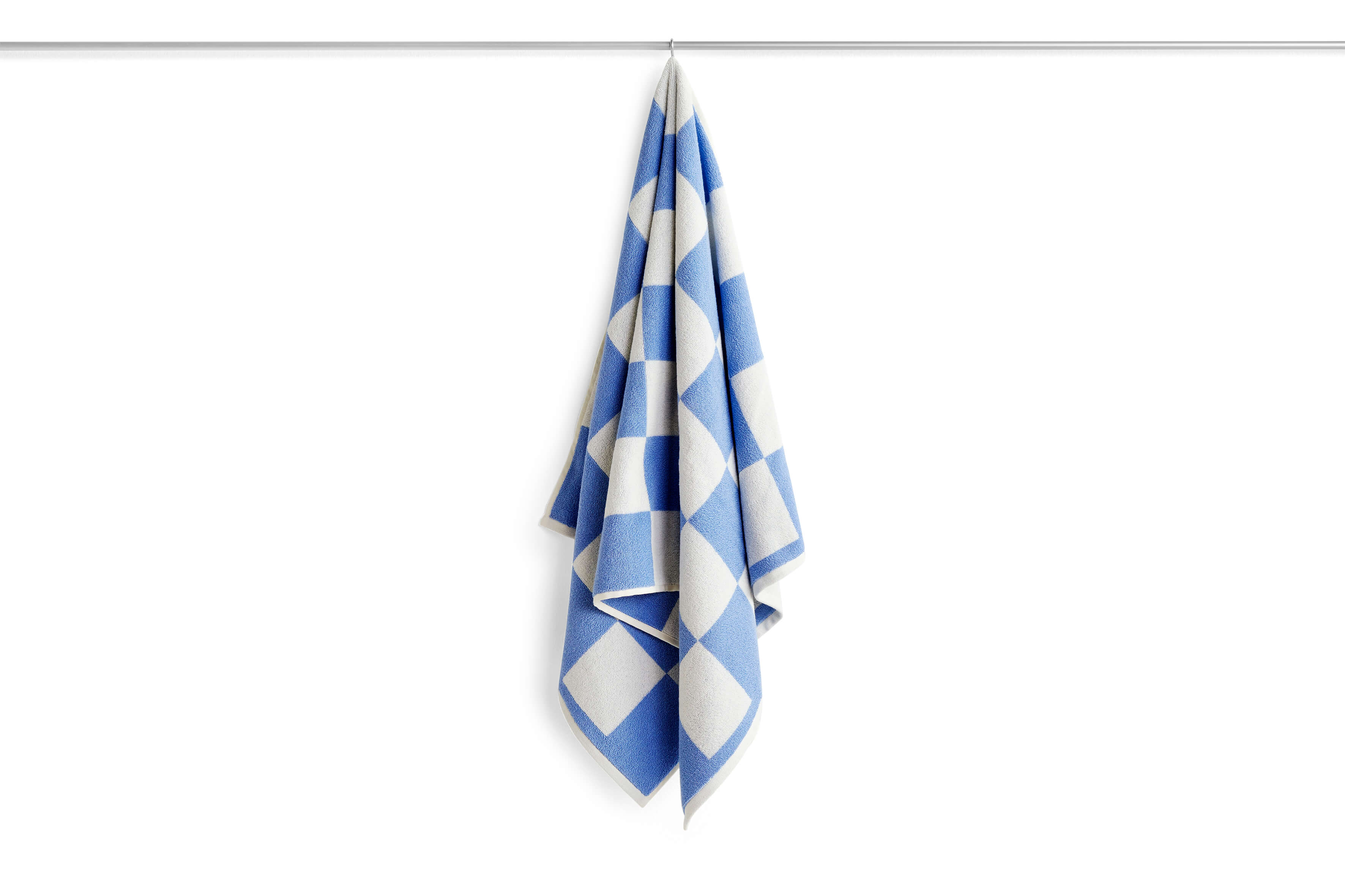 Check Bath Towel | Sky Blue | by HAY - Lifestory - HAY