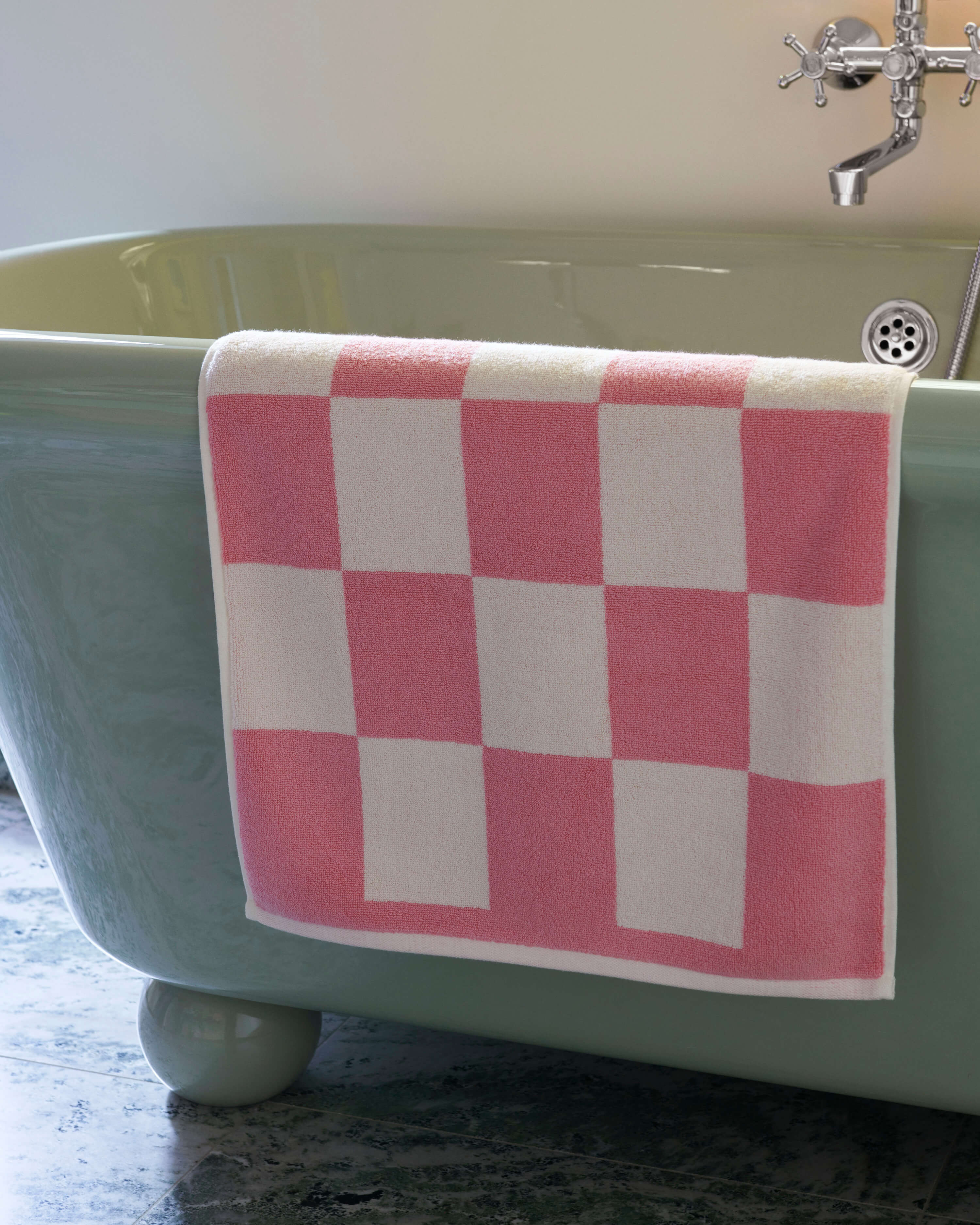 Check Bath Mat | Pink | by HAY - Lifestory - HAY