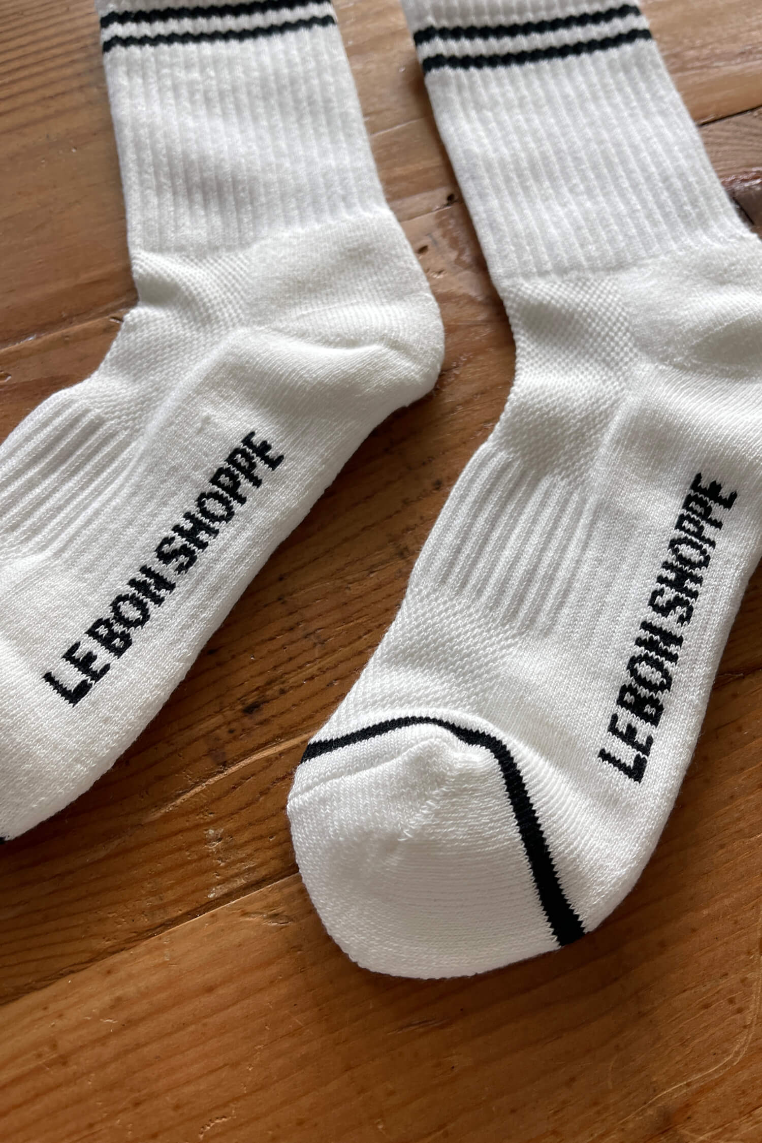 Boyfriend Socks | Classic White | by Le Bon Shoppe - Lifestory - Le Bon Shoppe