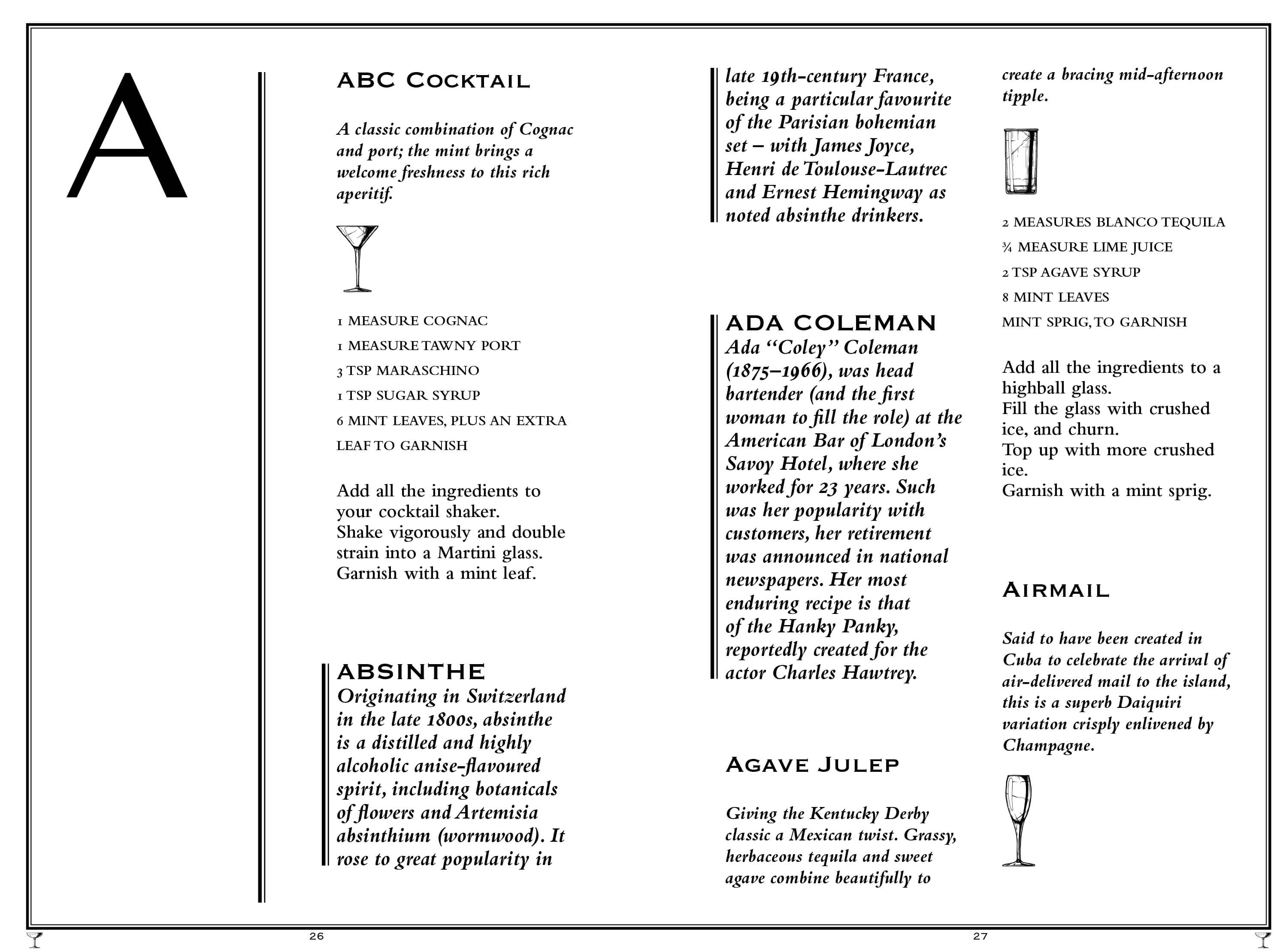 Cocktail Bible | Illustrated Recipe Book - Lifestory - Bookspeed