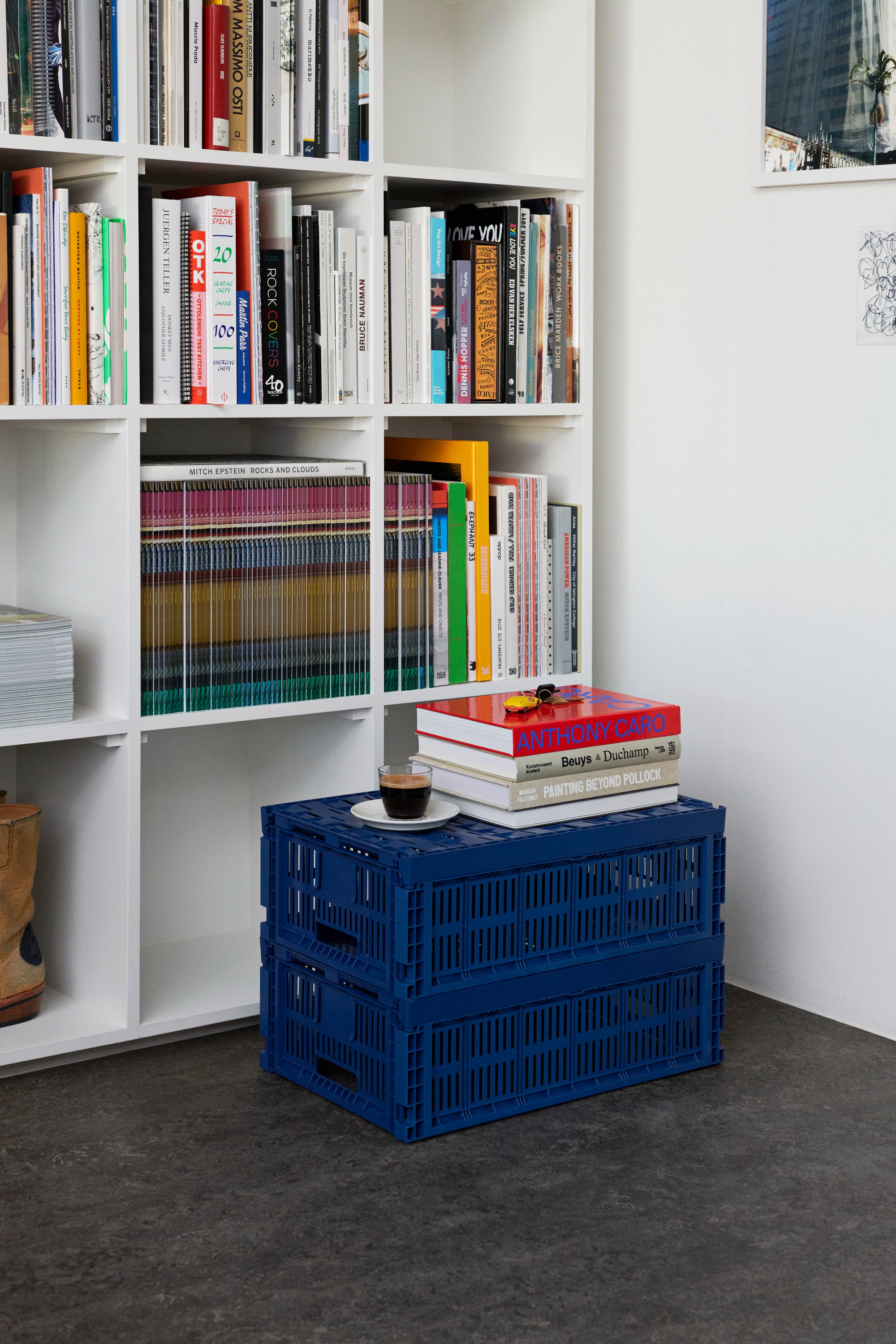 Colour Crate - Collapsible | Large | Various Colours | 100% Recycled Plastic | by HAY - Lifestory - HAY