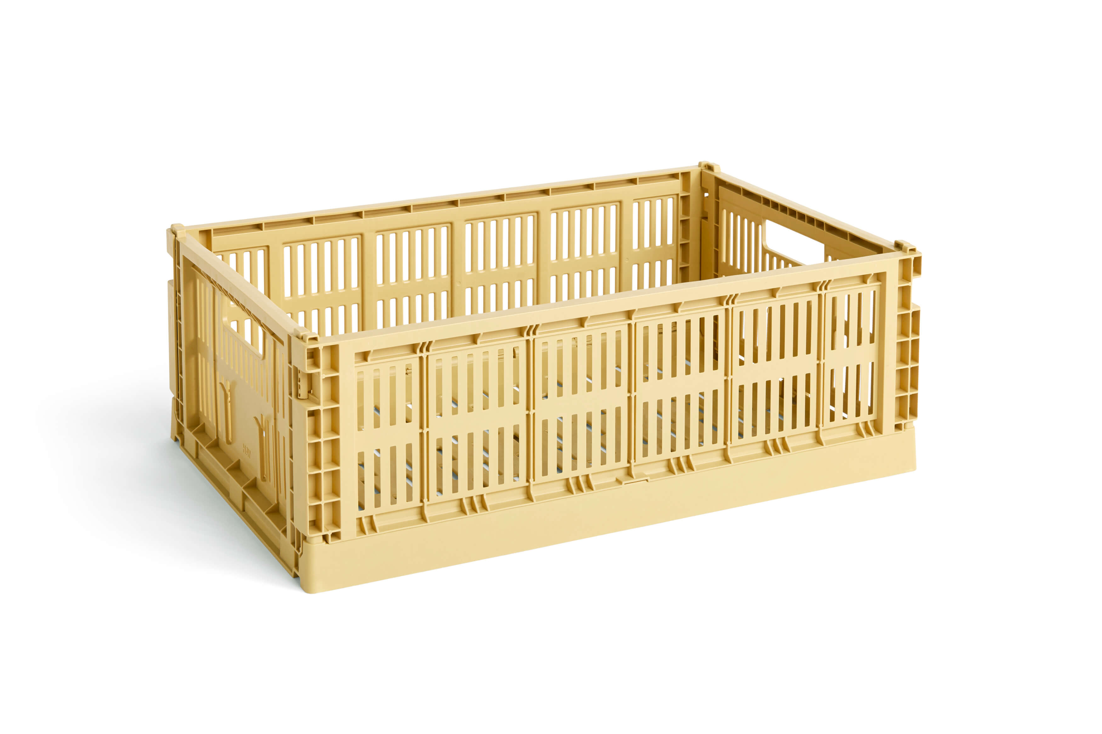 HAY Colour Crate Collapsible Large in golden yellow | Lifestory