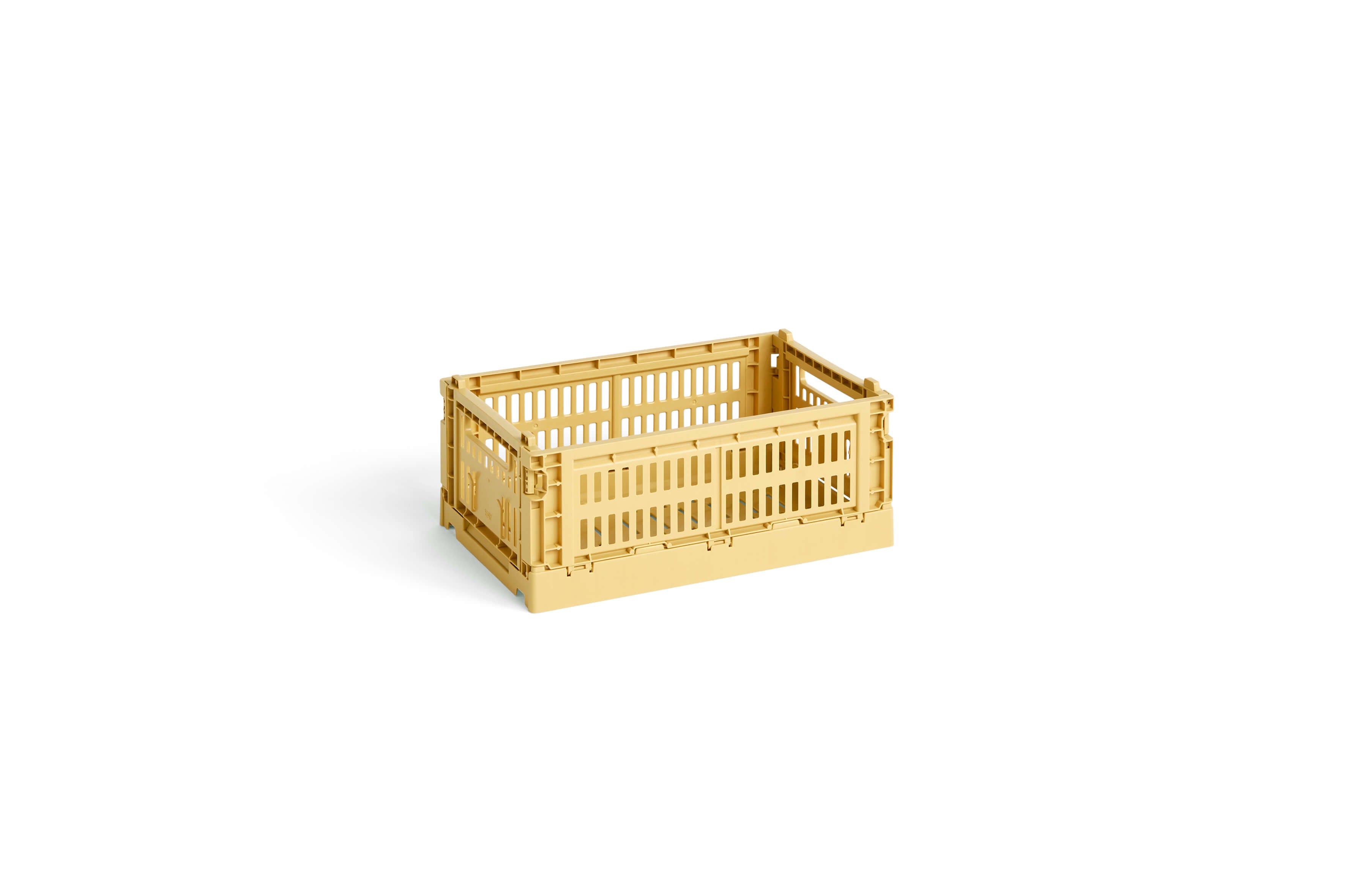 HAY Colour Crate Collapsible Small in Golden Yellow | Lifestory