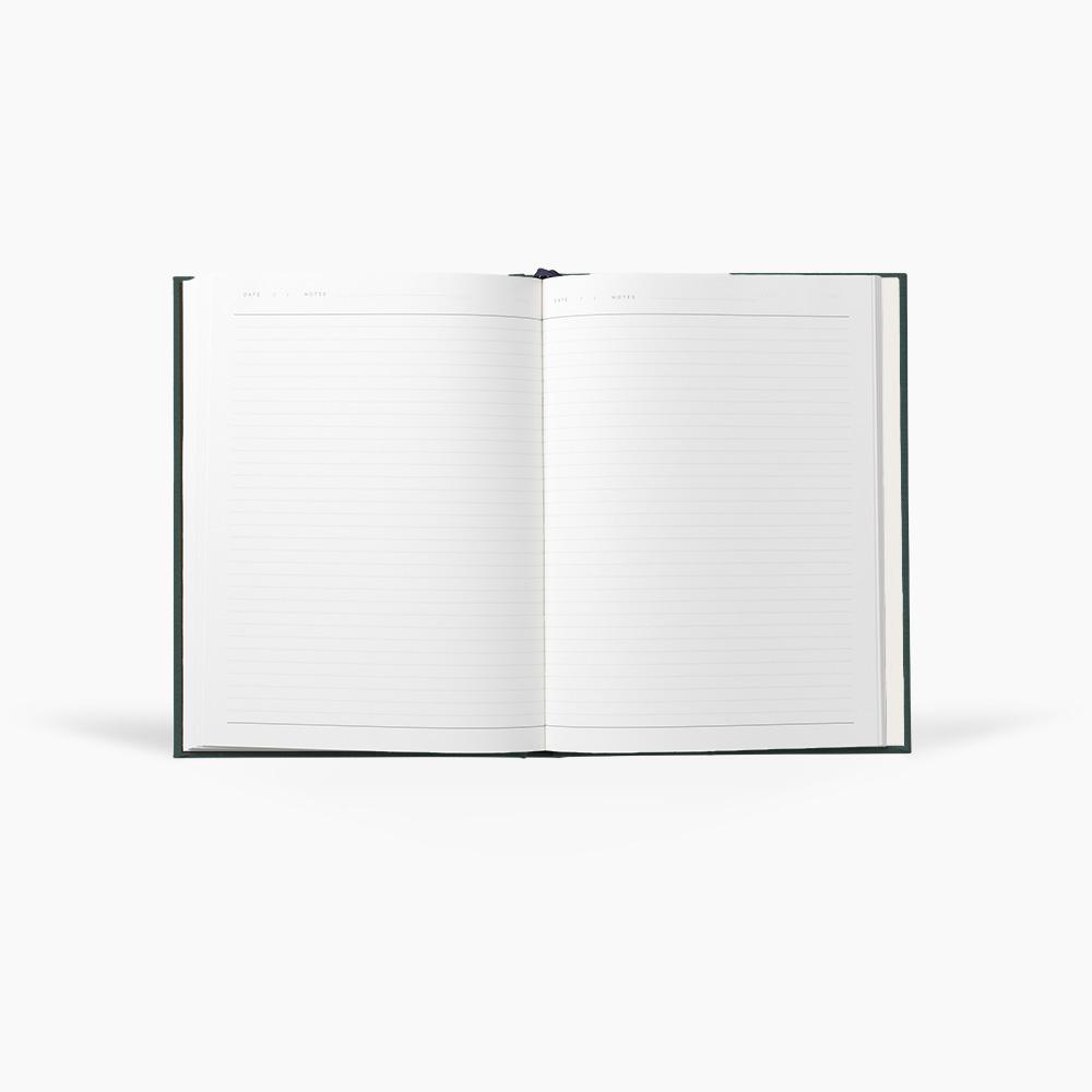 Green Weekly Journal | ' Work ' with Hardcover | by Notem Studio - Lifestory