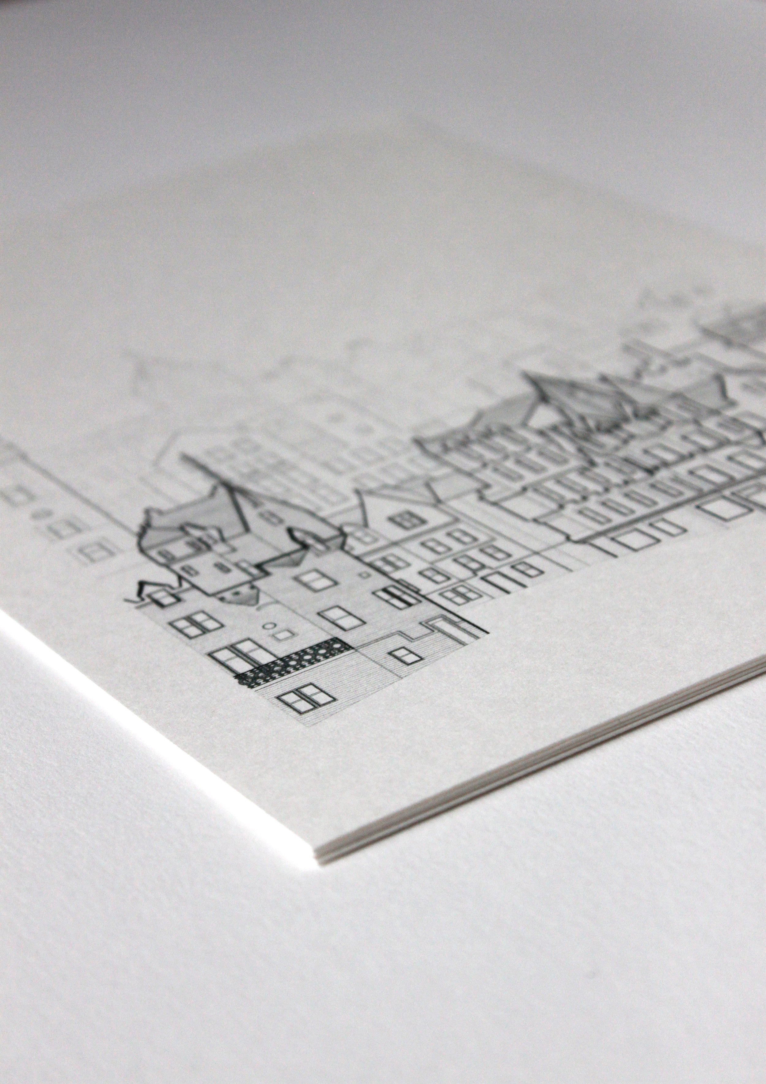 Edinburgh Old Town Skyline | Print - Lifestory - STUDIO ROMUU X Lifestory