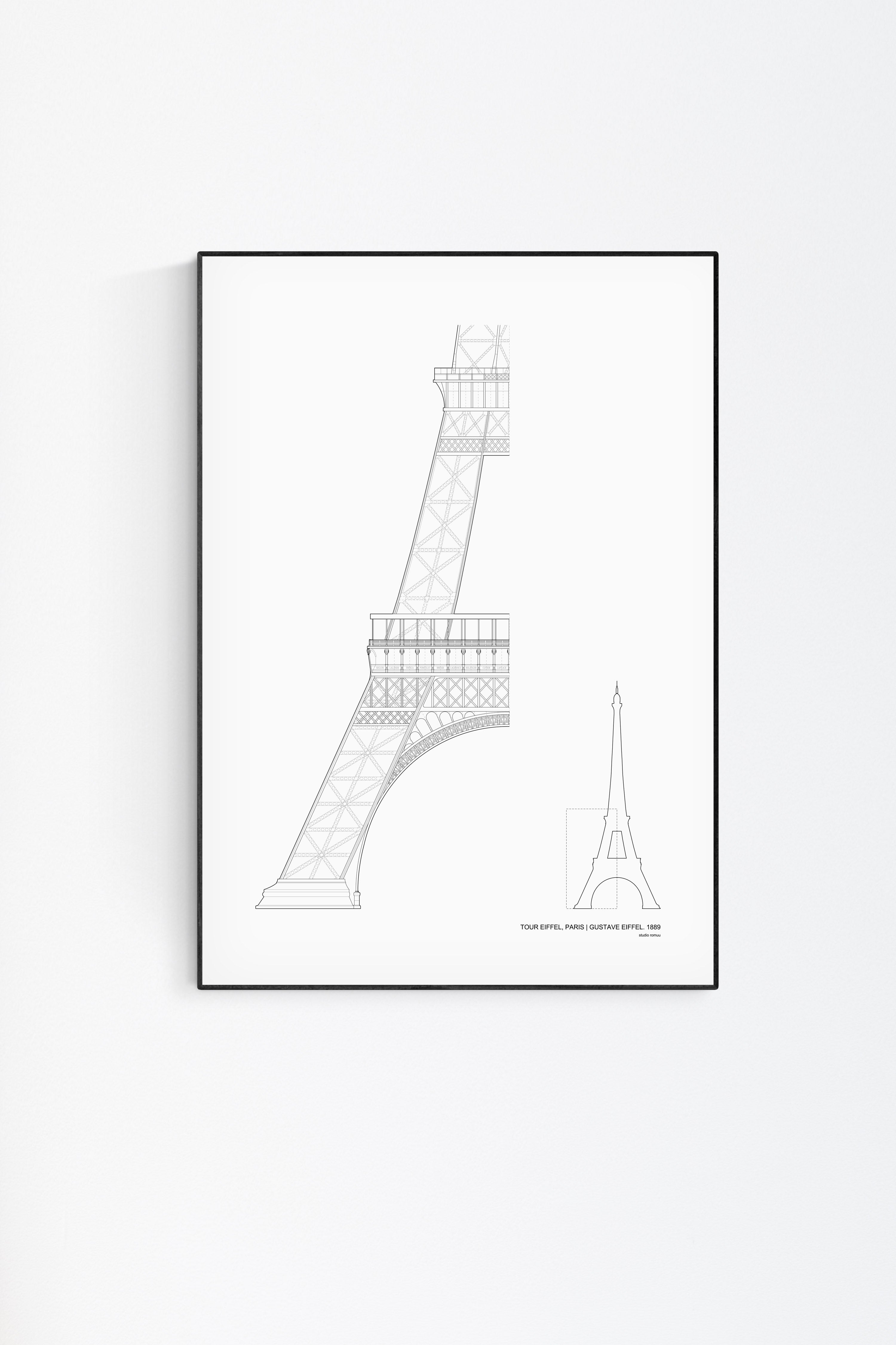 Tour Eiffel | Print - Lifestory - STUDIO ROMUU