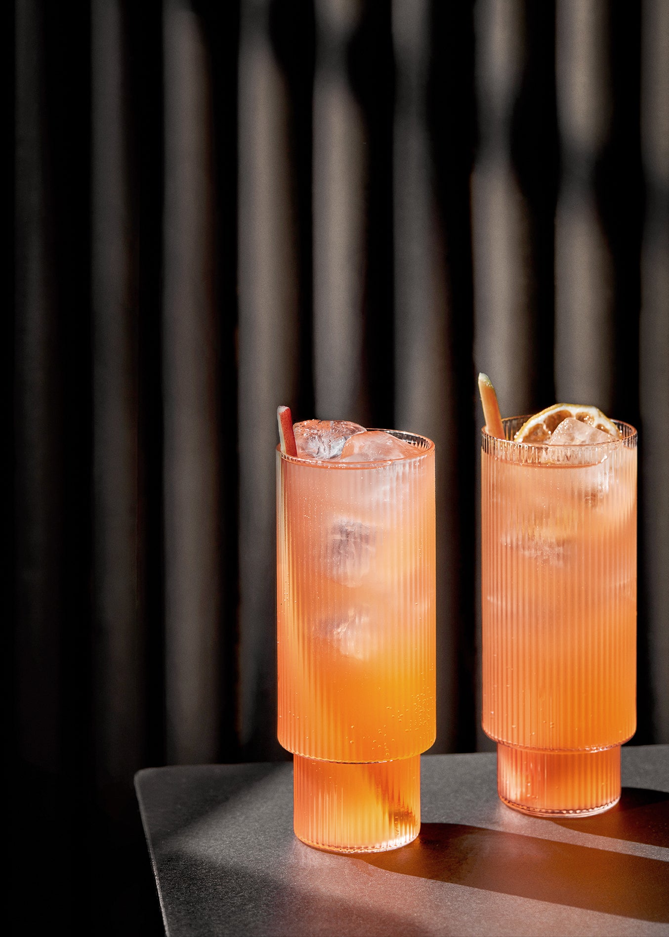 Ripple Glass Long | Set of 4 | Clear | by ferm Living - Lifestory - ferm Living