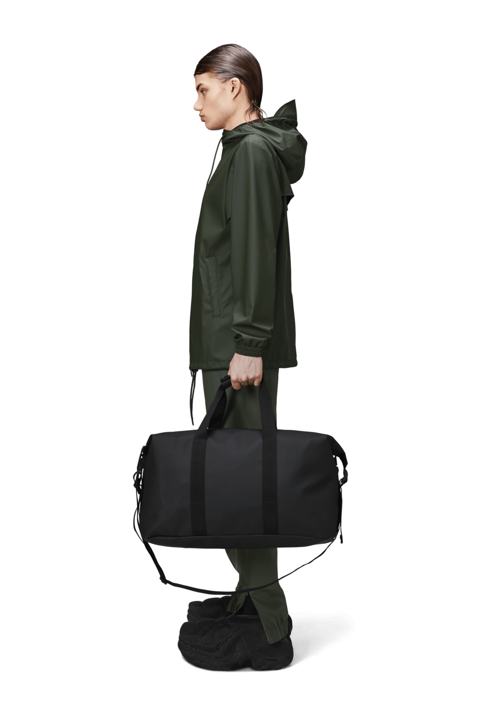 Hilo Weekend Bag | Black | Waterproof | by Rains - Lifestory