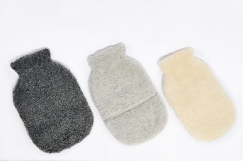 Hot Water Bottle Cover | Light Grey | Wool | by Yoko Wool - Lifestory - Yoko Wool