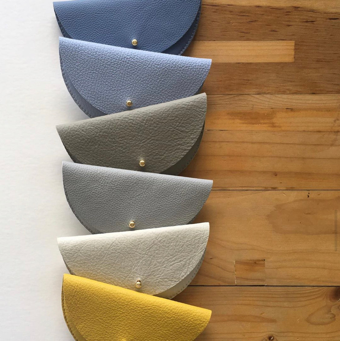 Colette Grande Coin Purse in Leather & Suede | various | by Jude Gove - Lifestory - Jude Gove