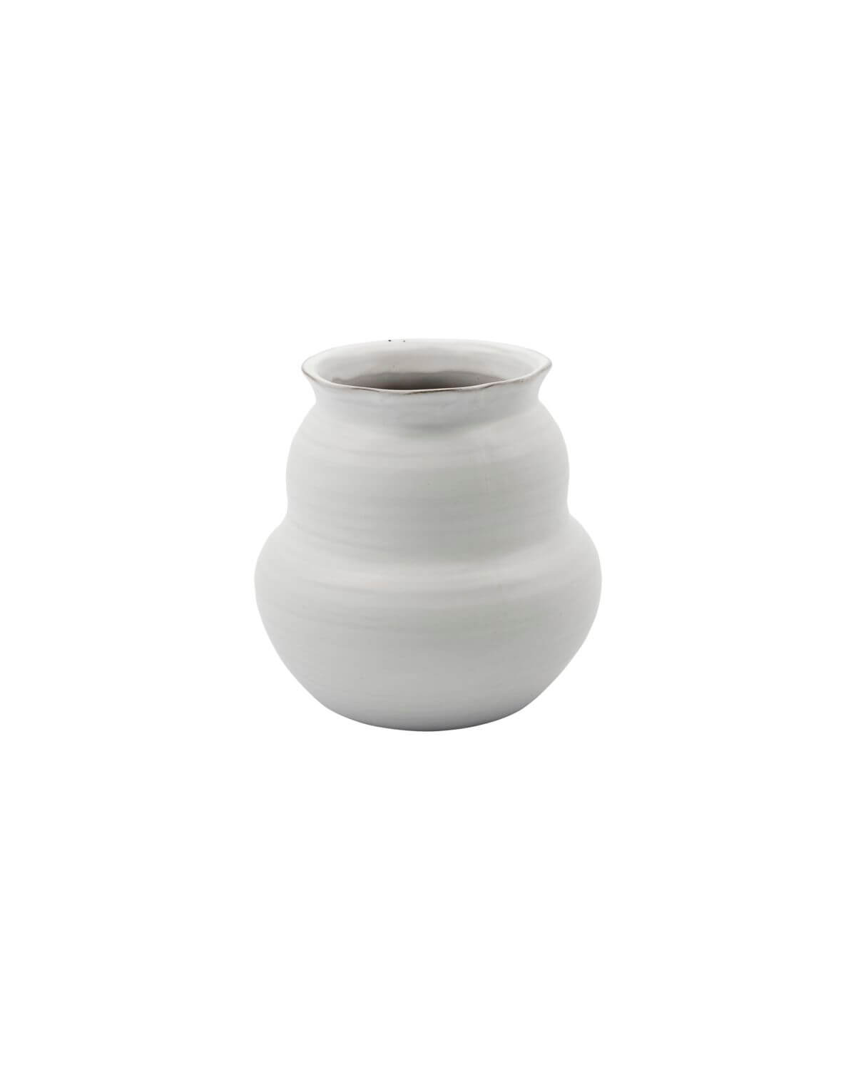 White Vase | Juno | Small | by House Doctor - Lifestory - House Doctor