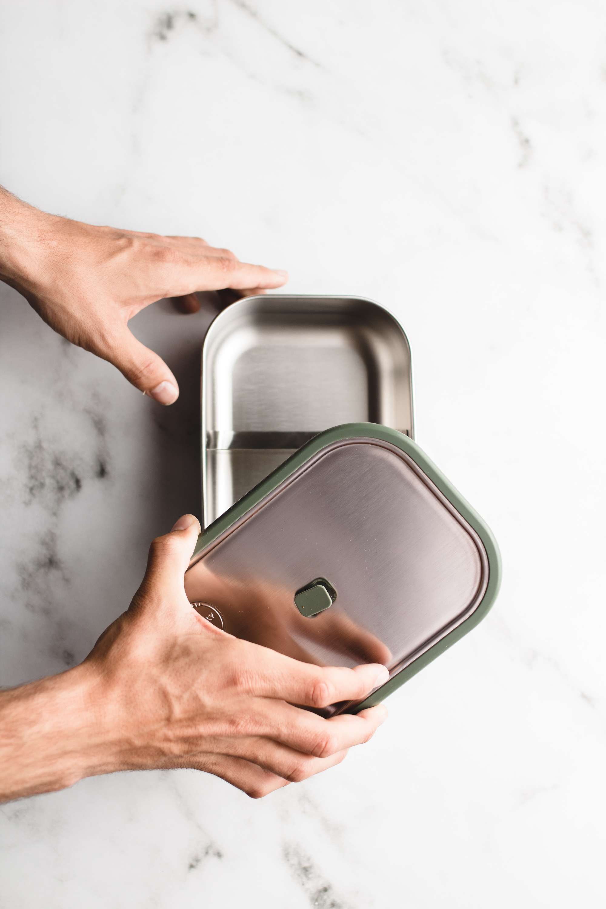 Lunch Box | 1000ml | Tropical Green | Steel & Silicone | by Aya&Ida - Lifestory - Ayaida