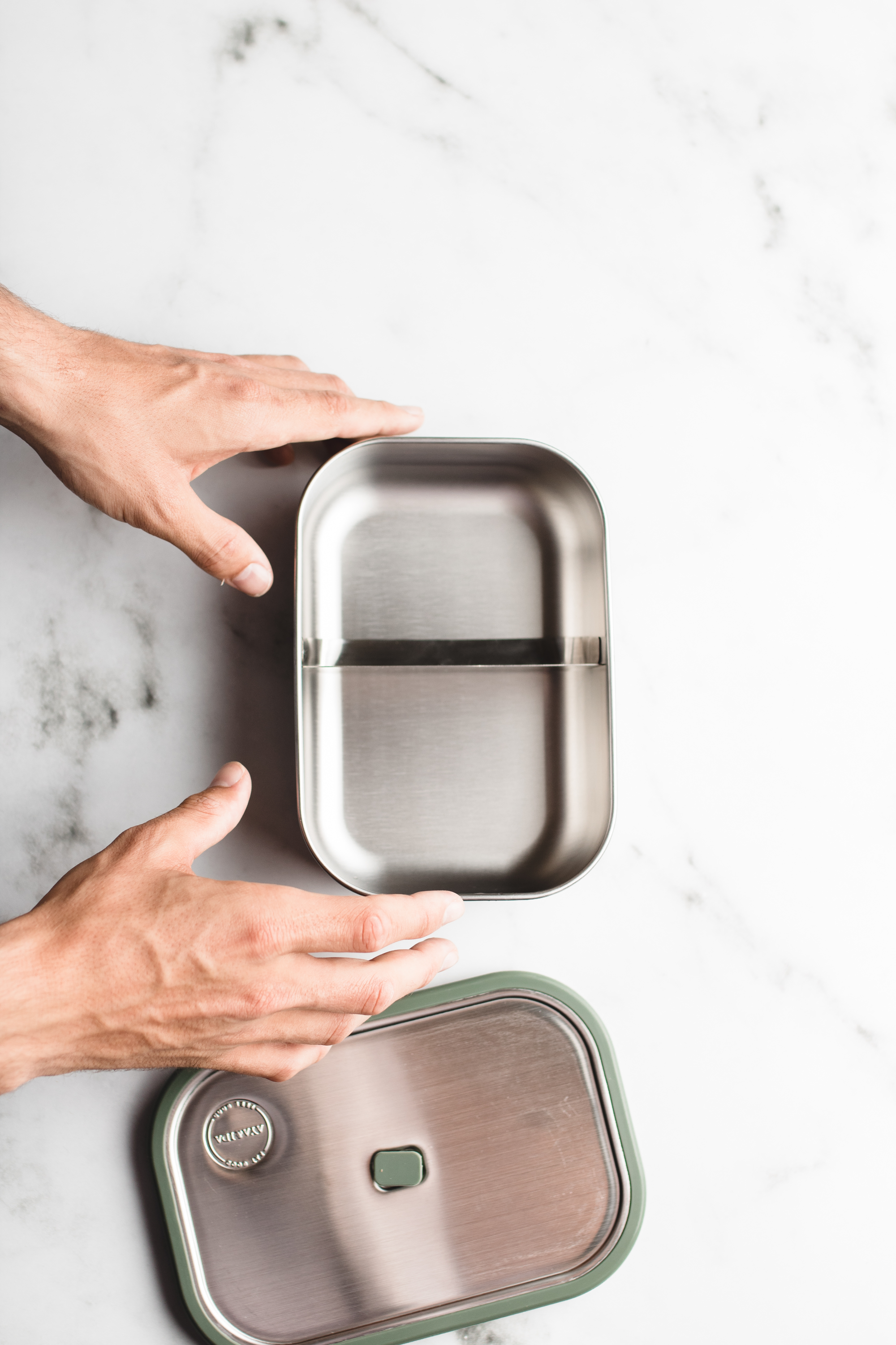 Lunch Box | 1000ml | Tropical Green | Steel & Silicone | by Aya&Ida - Lifestory - Ayaida