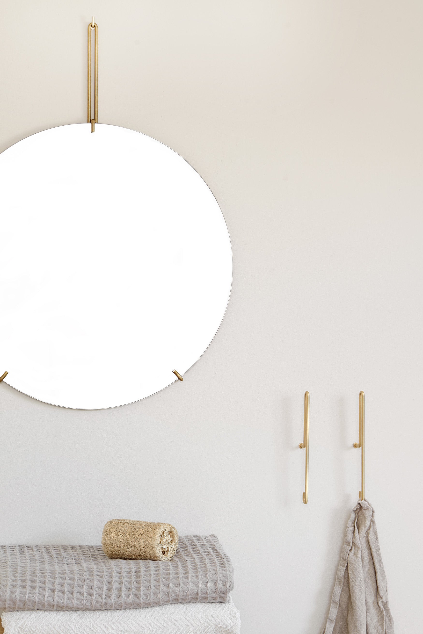 Wall Hook | Set of 2 | Small | Matt Gold | by Moebe - Lifestory - Moebe