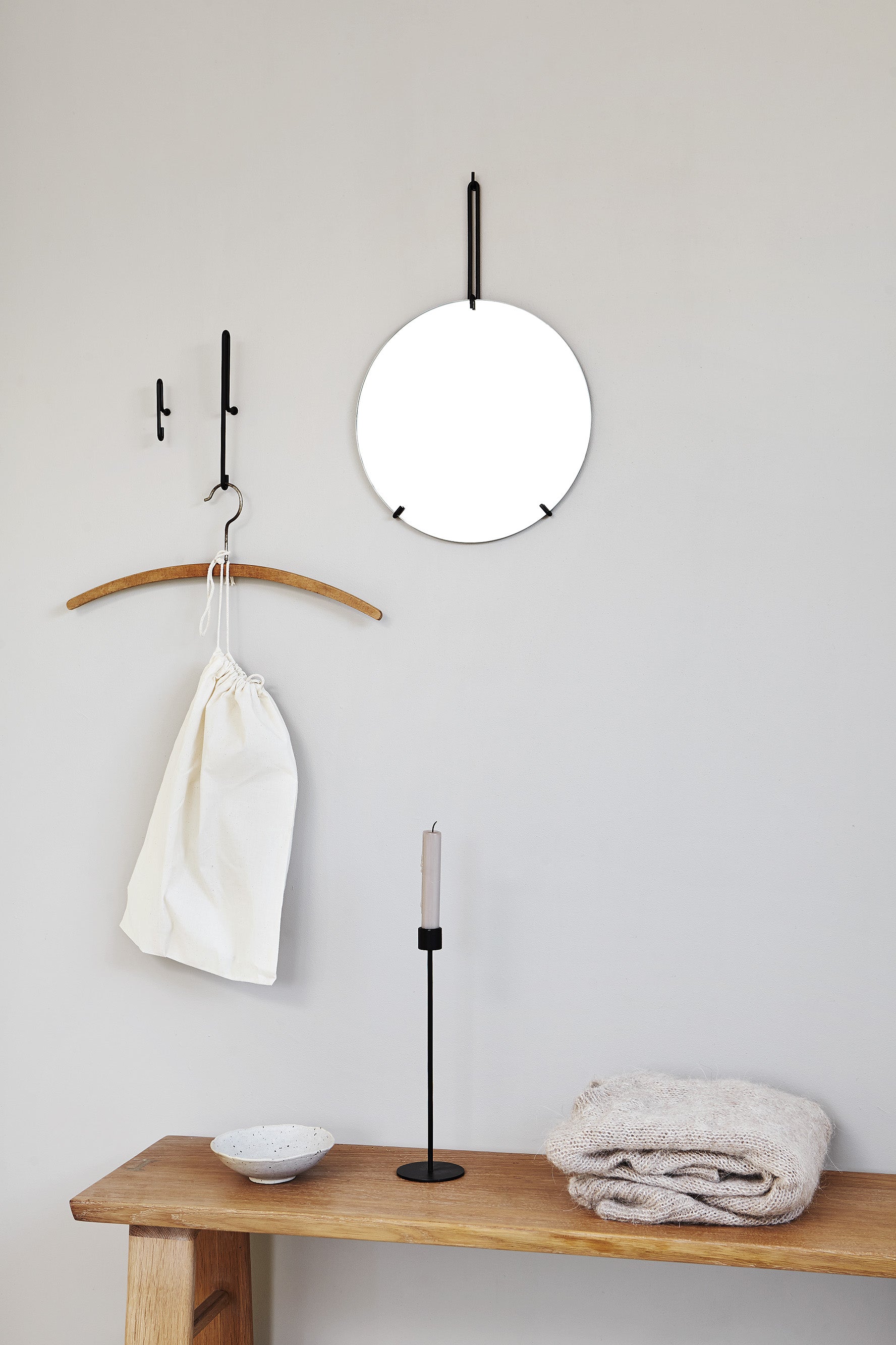 Wall Hook | Set of 2 | Small | Matt Gold | by Moebe - Lifestory - Moebe