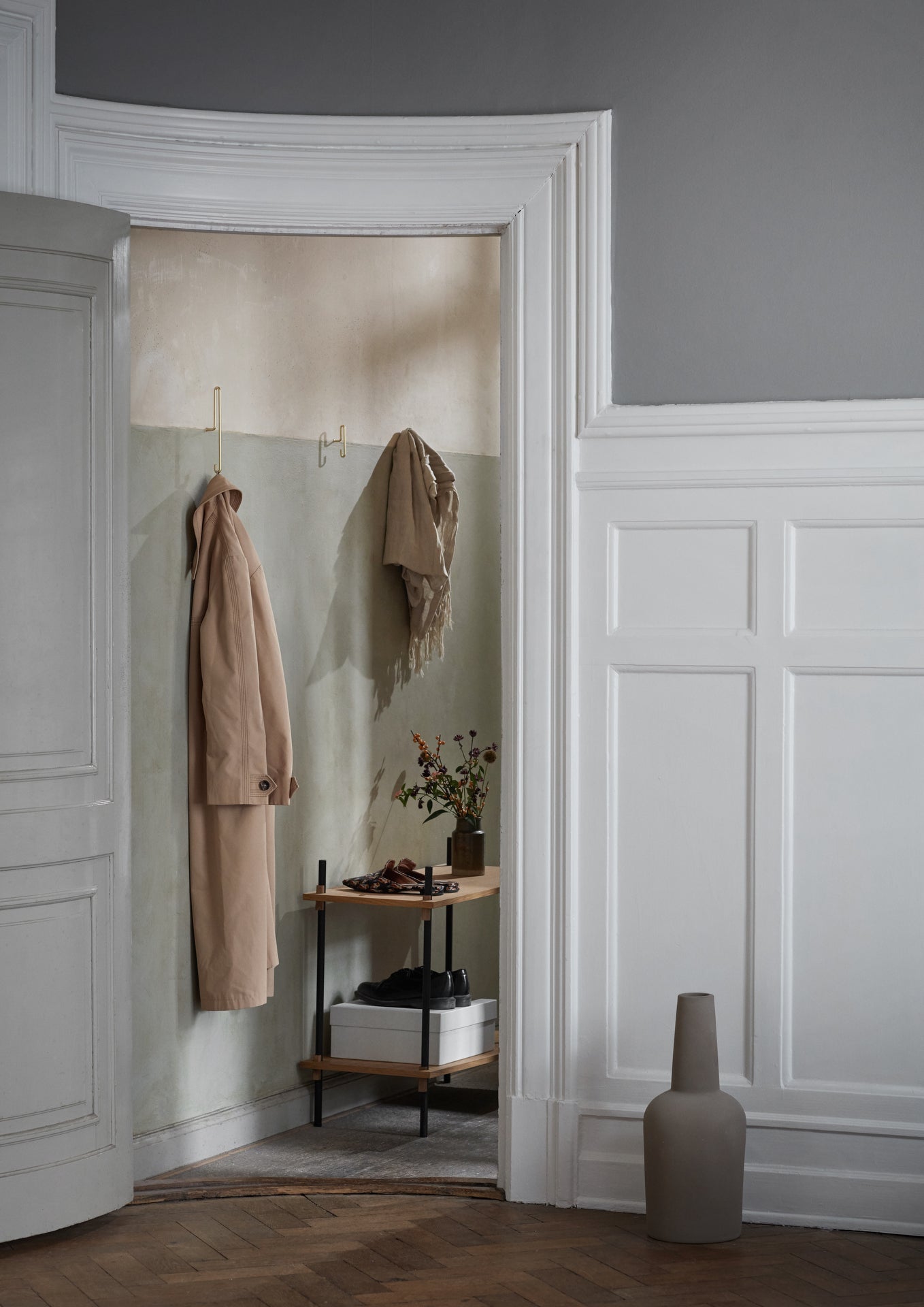 Wall Hook | Set of 2 | Small | Matt Gold | by Moebe - Lifestory - Moebe