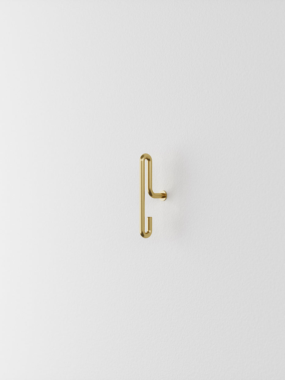 Wall Hook | Set of 2 | Small | Matt Gold | by Moebe - Lifestory - Moebe