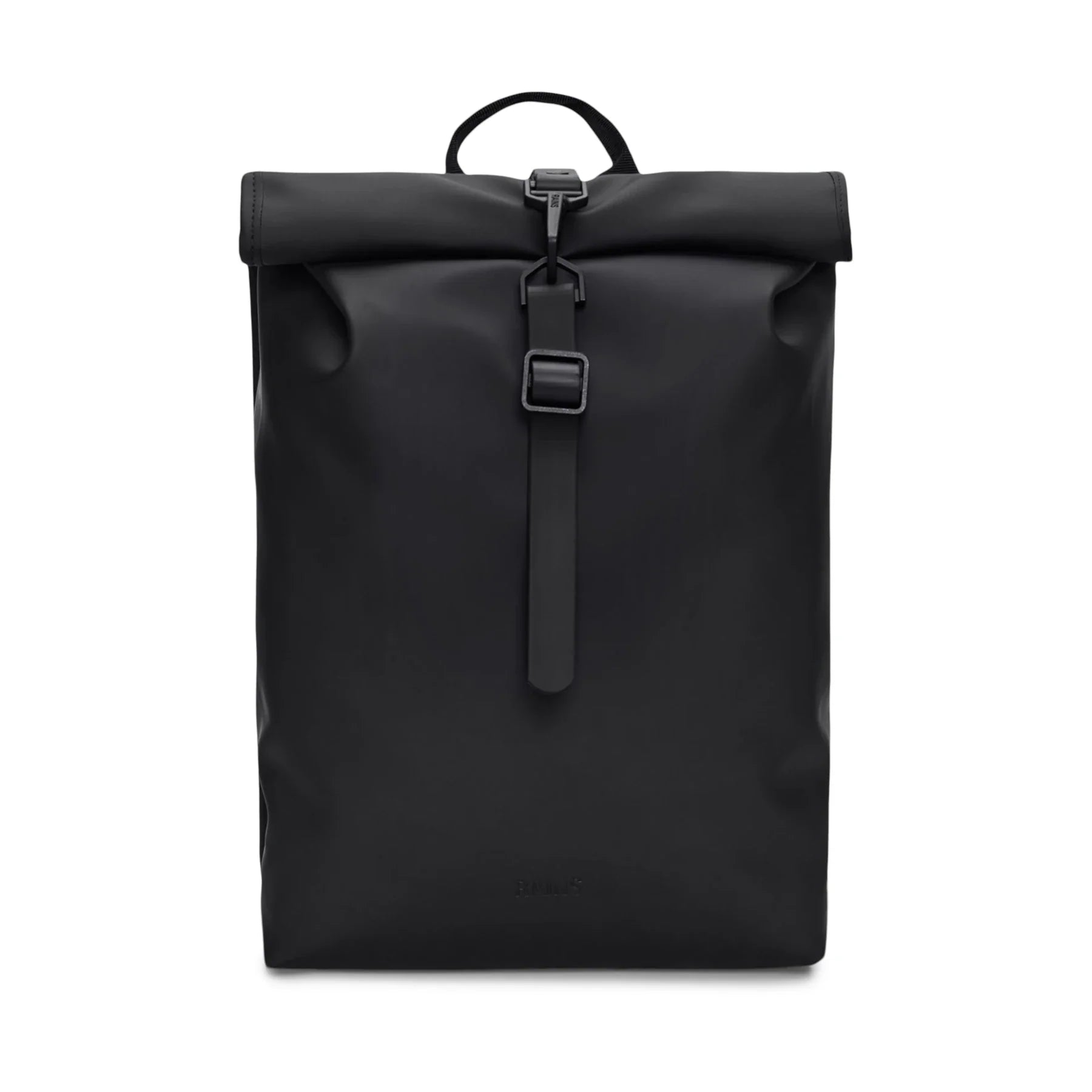 Rolltop Mini Rucksack | Black | Waterproof | by Rains - Lifestory