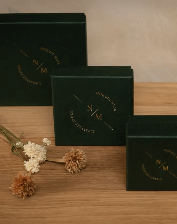 Gold Minimal Bangle | Waterproof | Gift Boxed | by Nordic Muse - Lifestory - Nordic Muse