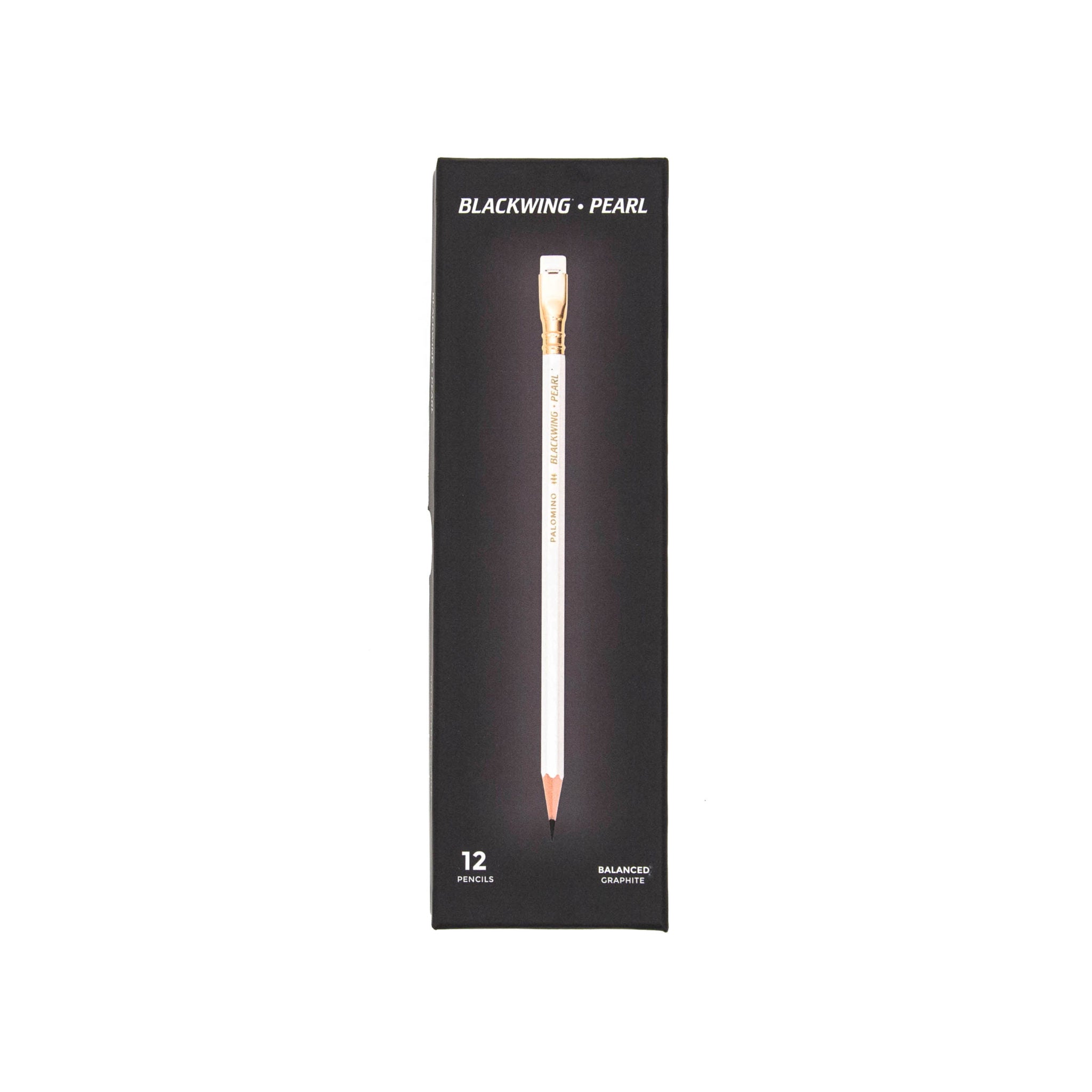 Blackwing Palomino Pearl | White | Single Limited Edition Graphite Pencil with Eraser | by Blackwing - Lifestory - Blackwing