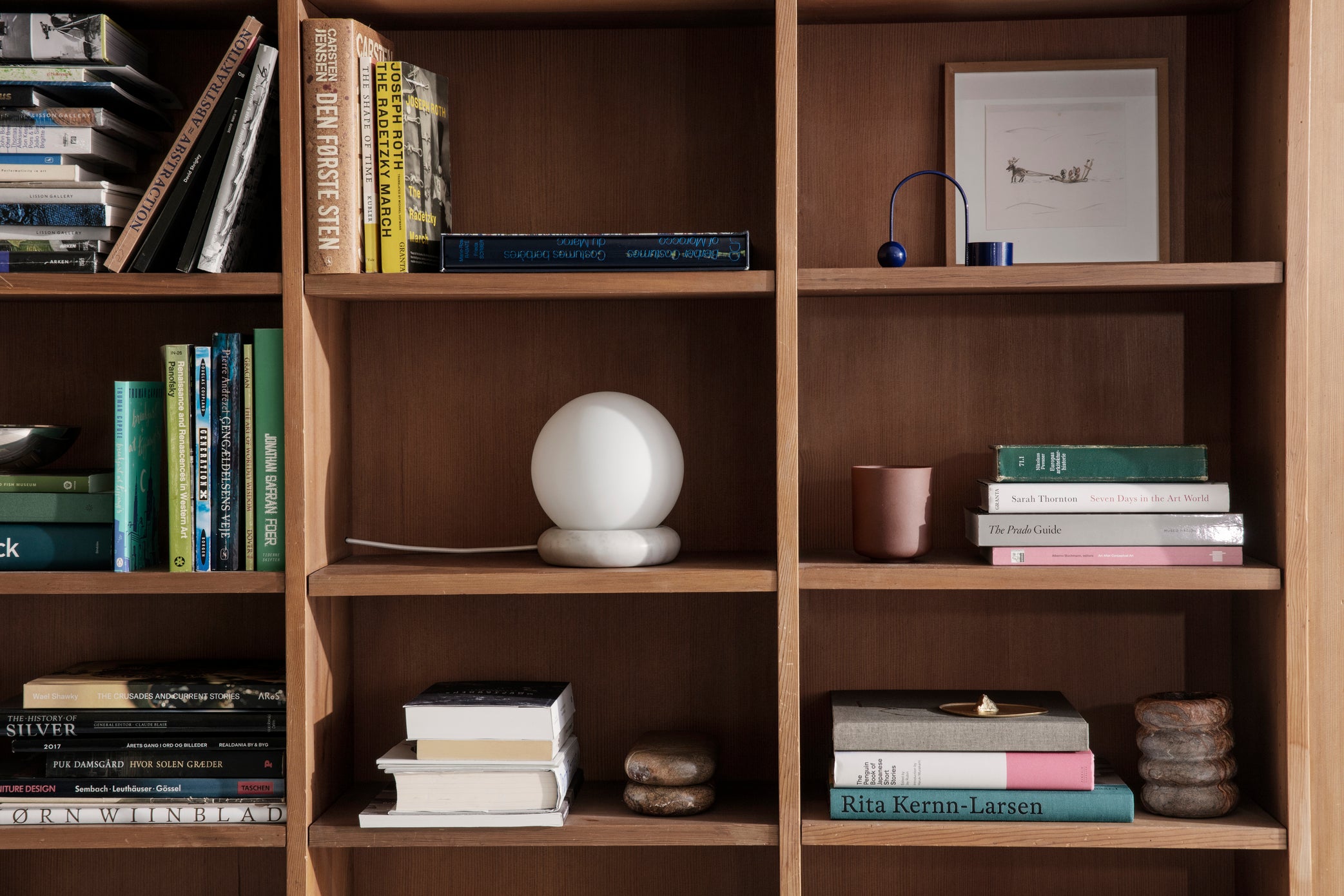 Rest Lamp | White Marble | Table Lamp - Lifestory - ferm LIVING
