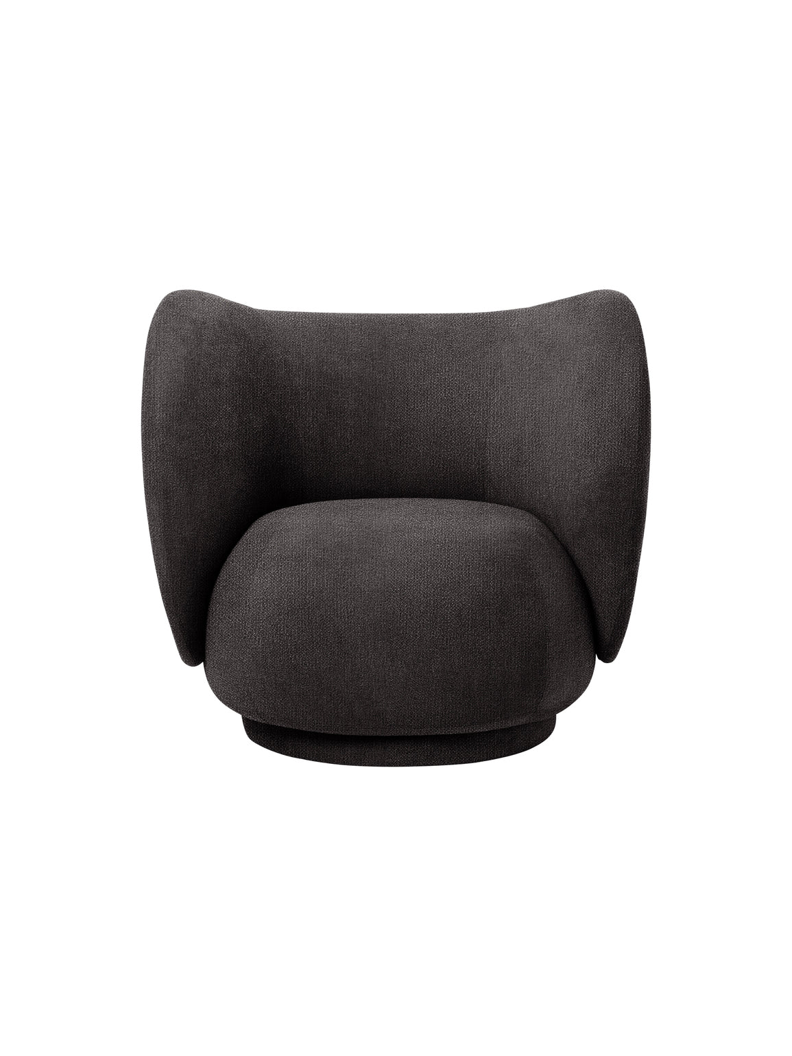 Rico Lounge Chair with Swivel Base | Armchair | in Bouclé fabric - Lifestory - ferm Living