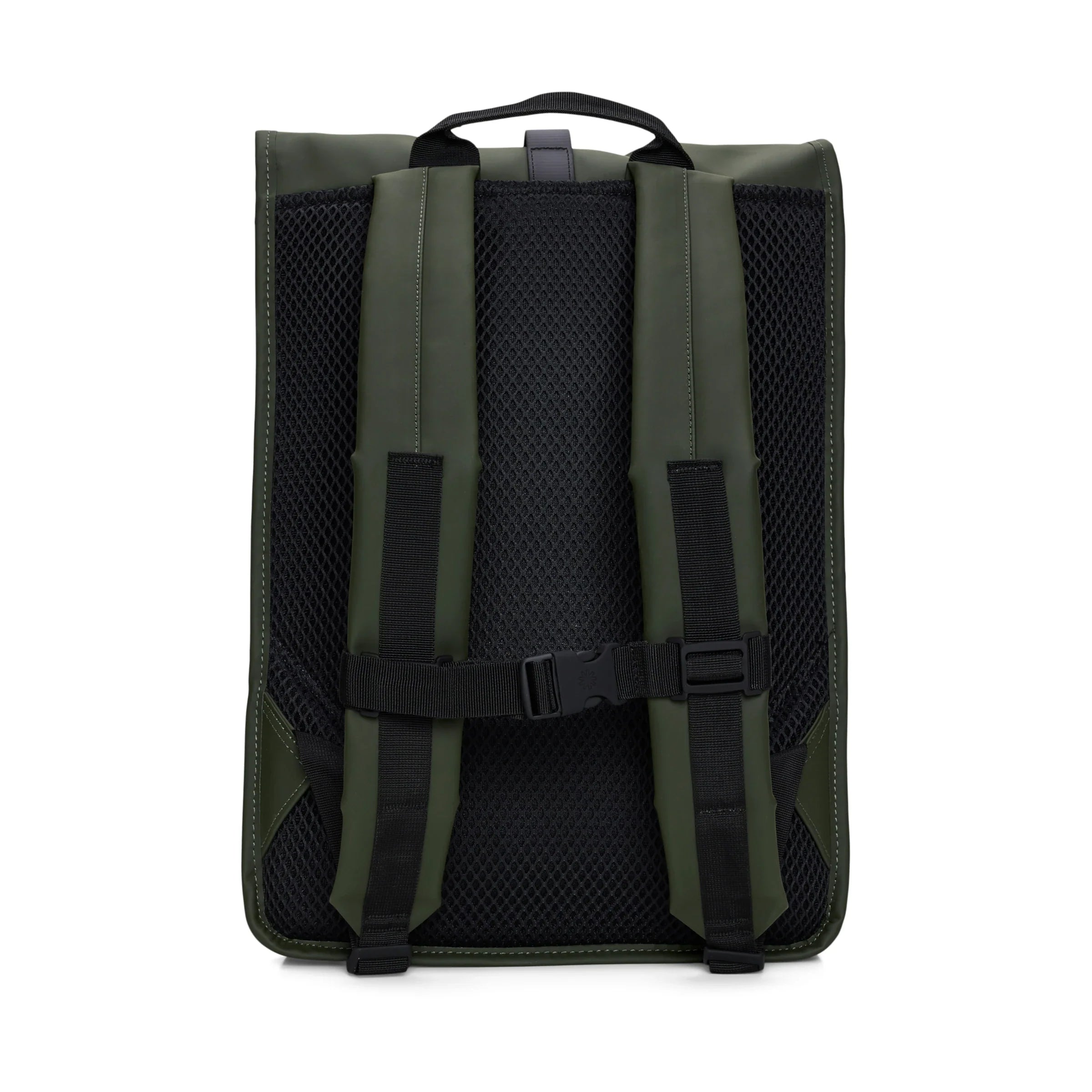 Rolltop Rucksack | Green | Waterproof | by Rains - Lifestory