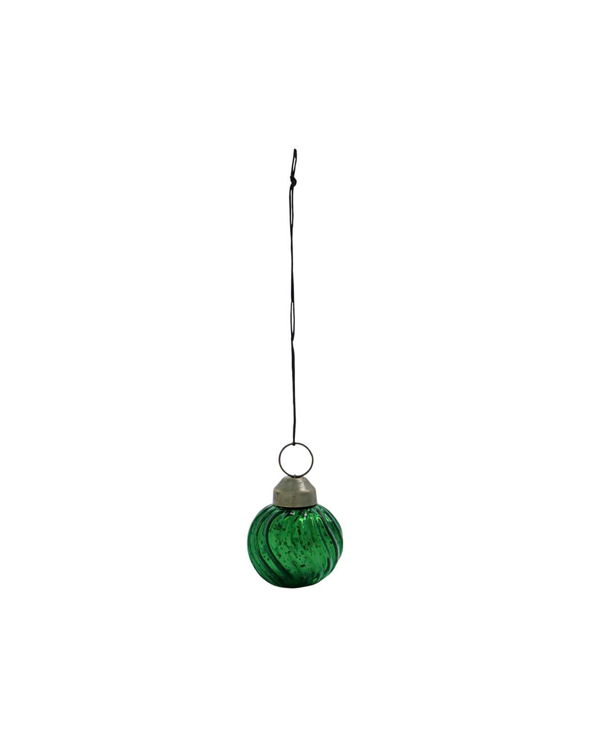 Twist Ornament | Green | Glass | by House Doctor - Lifestory - House Doctor