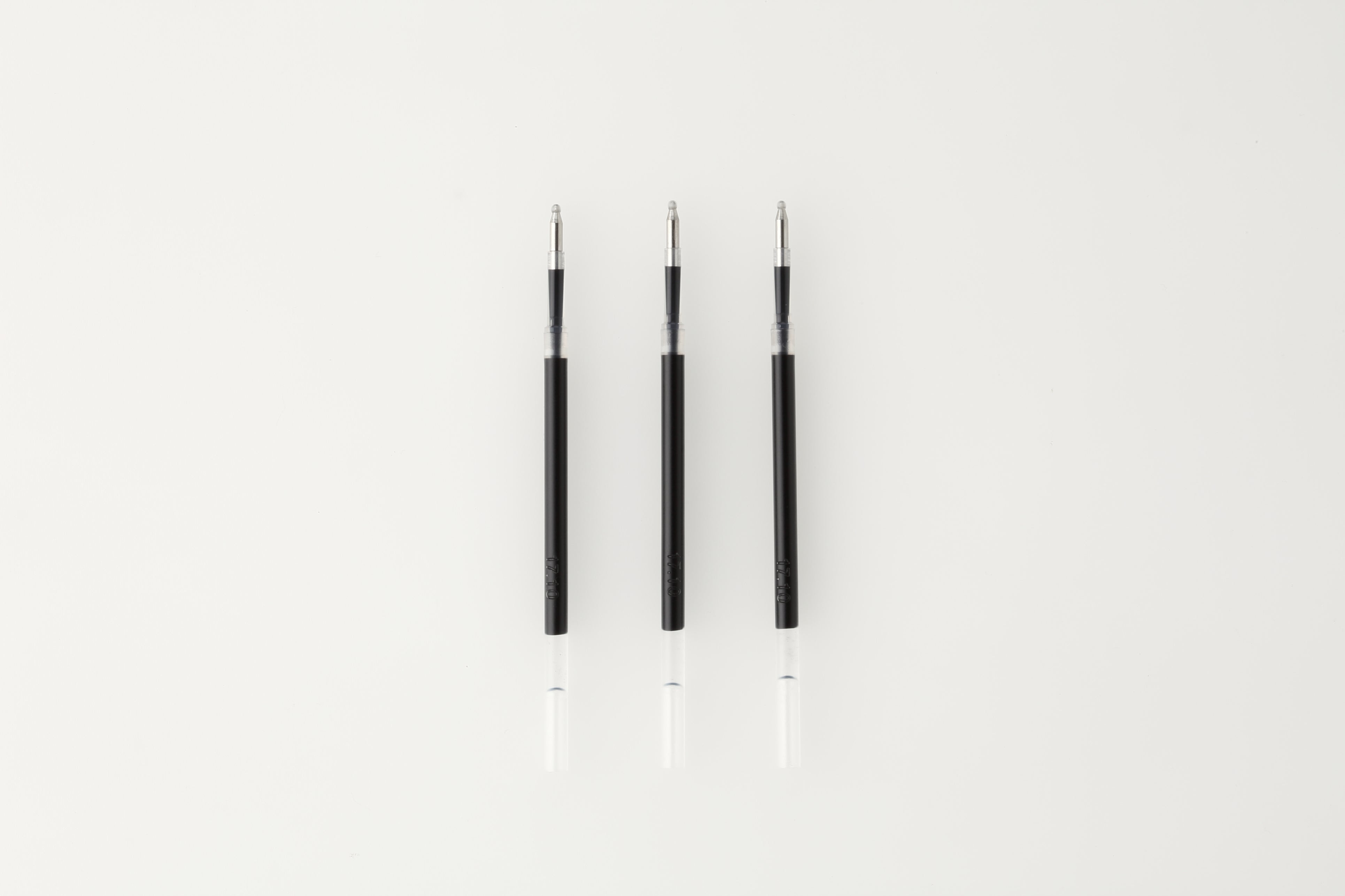 Refill Set | Water-Based Gel Ink Ball Point | 3 pcs | 0.5mm | Black | by Stálogy - Lifestory