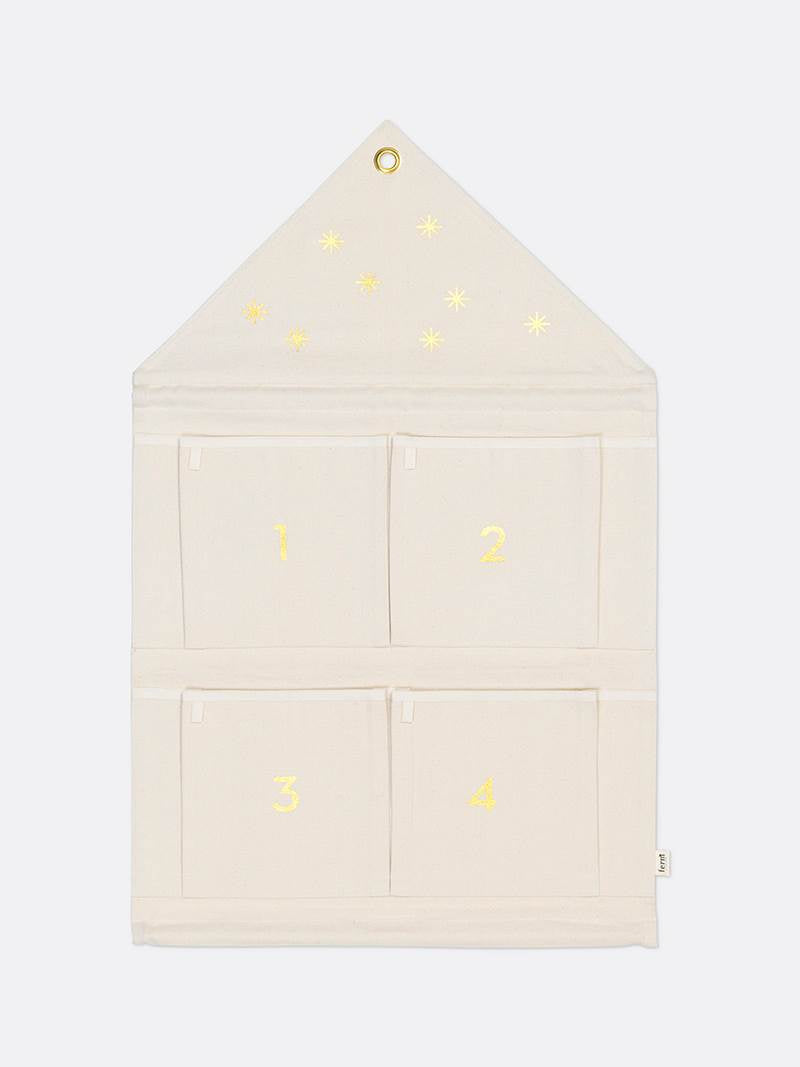 House Advent Calendar Cream by ferm Living - Lifestory - ferm Living