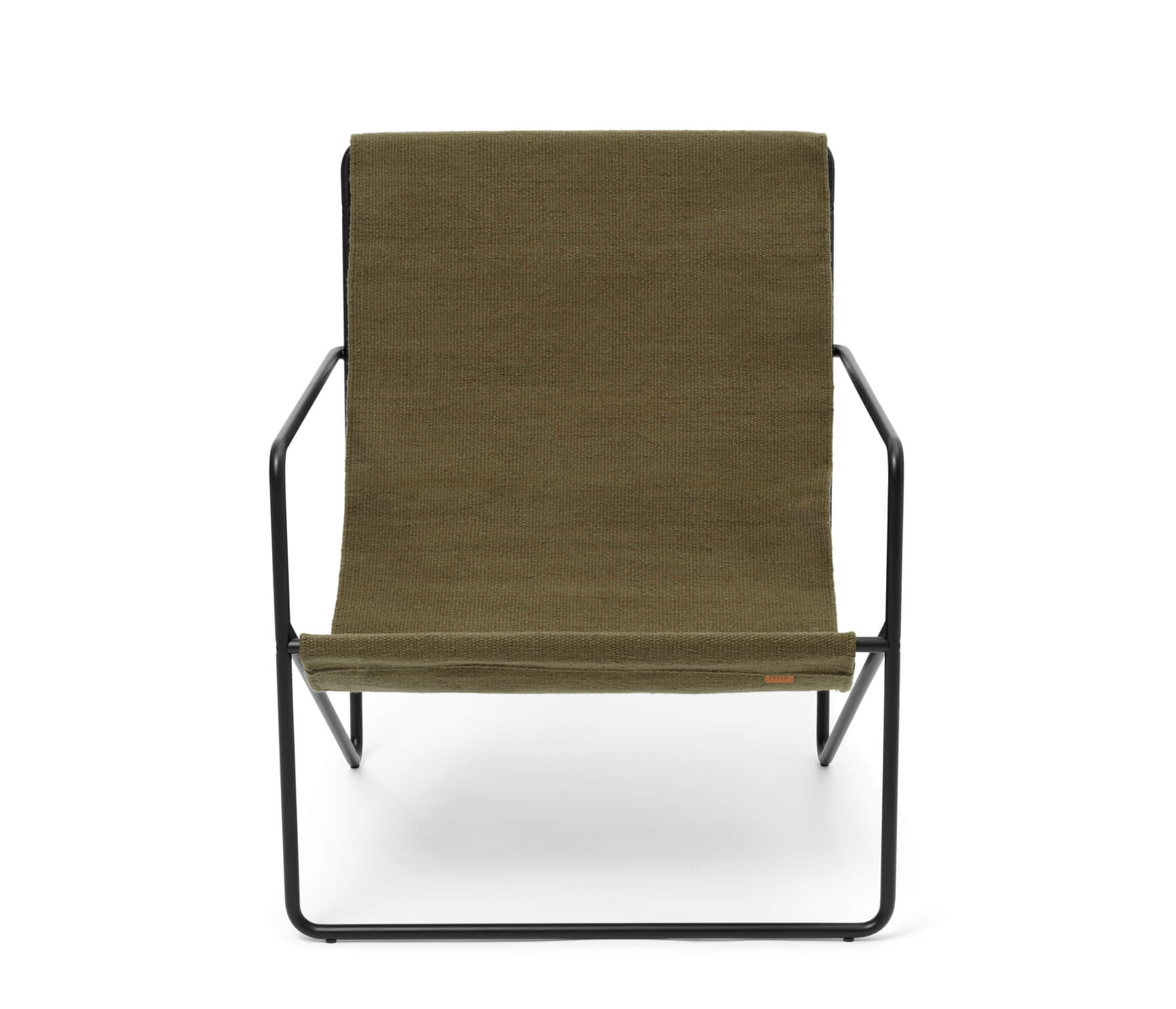 Desert Lounge Chair | Black Frame + Olive Fabric | by ferm Living - Lifestory - ferm Living