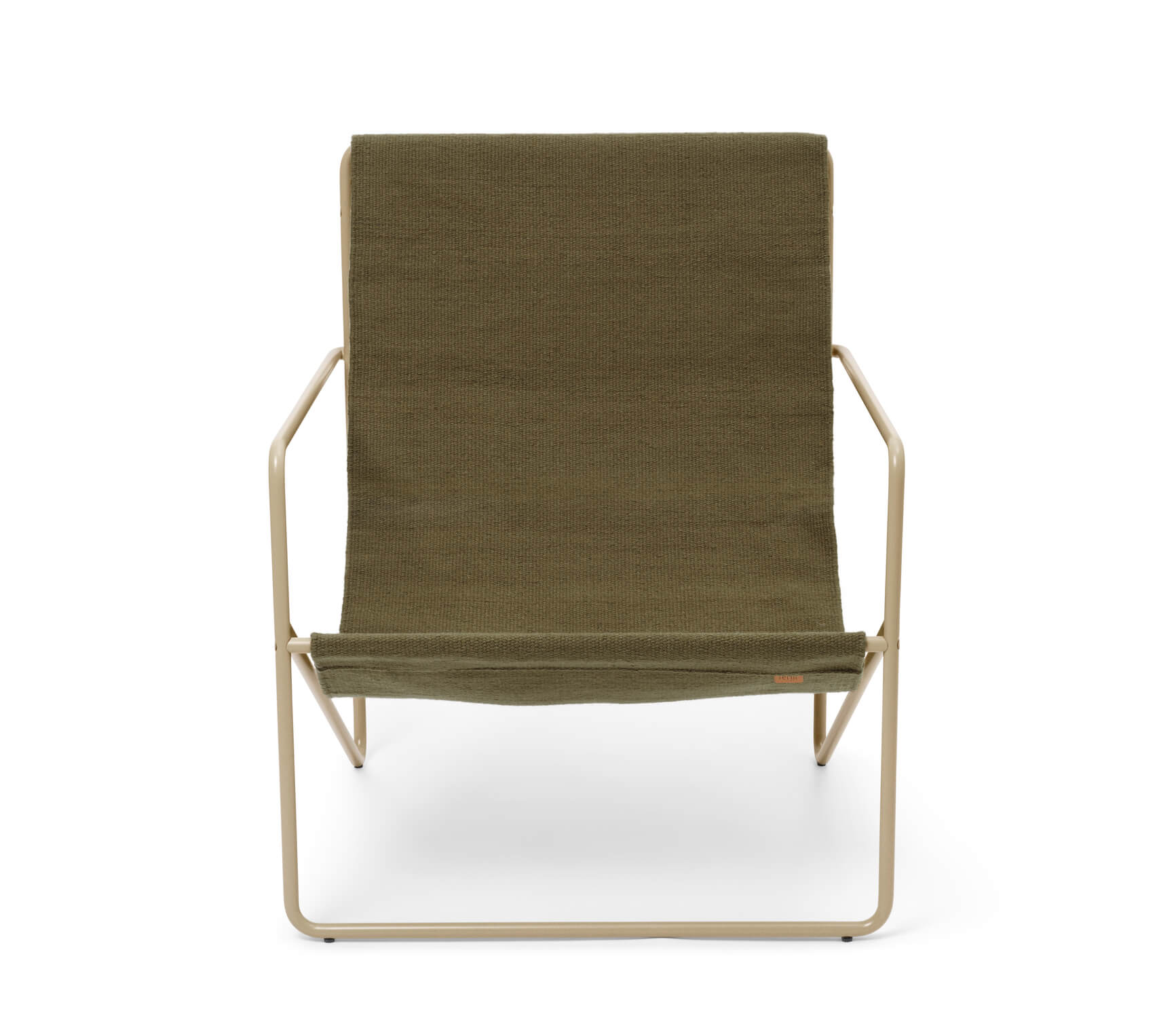 Desert Lounge Chair | Cashmere Frame + Olive Fabric | by ferm Living - Lifestory - ferm Living