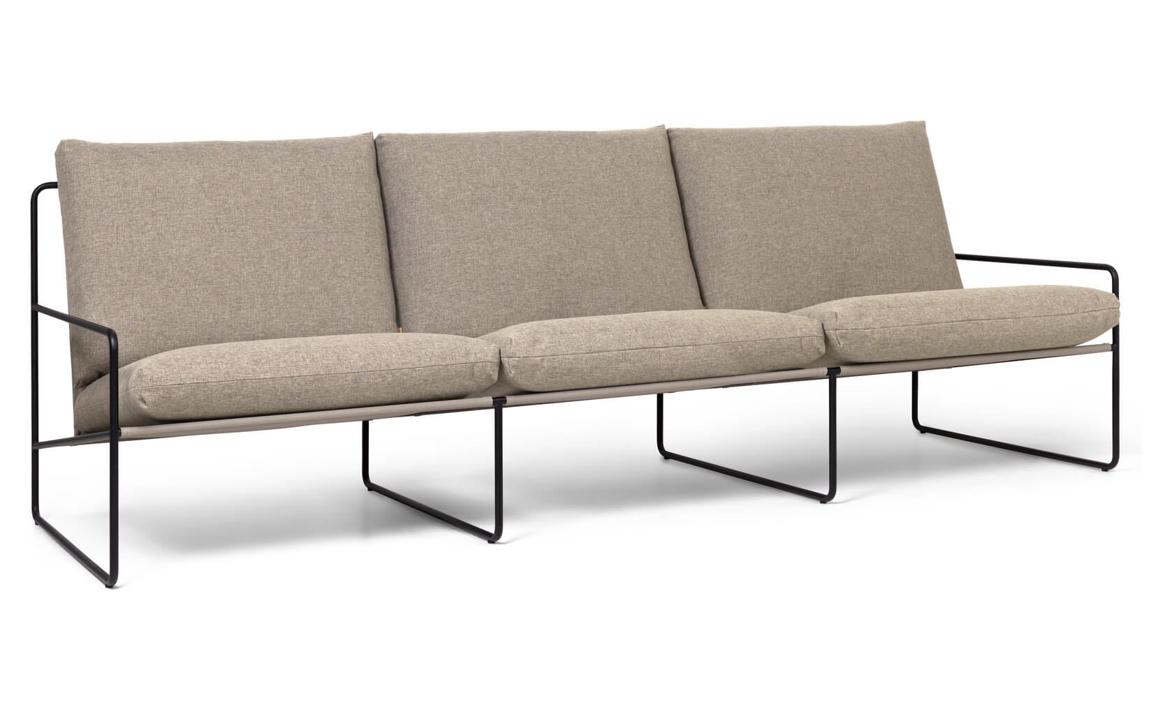 Desert 3-Seater Dolce Sofa | Black & Dark Sand | by ferm Living - Lifestory - ferm LIVING