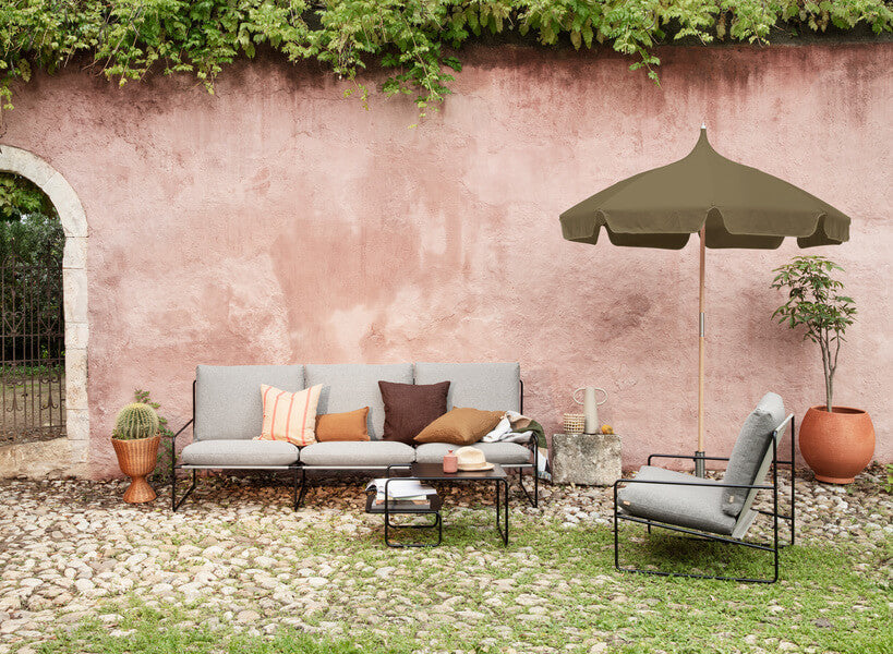 Desert 2-Seater Dolce | Black & Dark Sand | by ferm Living - Lifestory - ferm LIVING