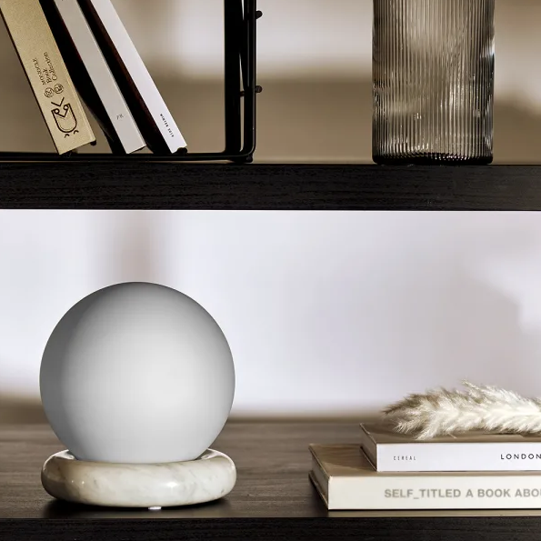 Rest Lamp | White Marble | Table Lamp - Lifestory - ferm LIVING