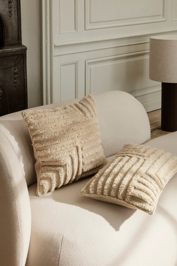 Crease Wool Cushion | Light Sand | by ferm Living - Lifestory - ferm LIVING