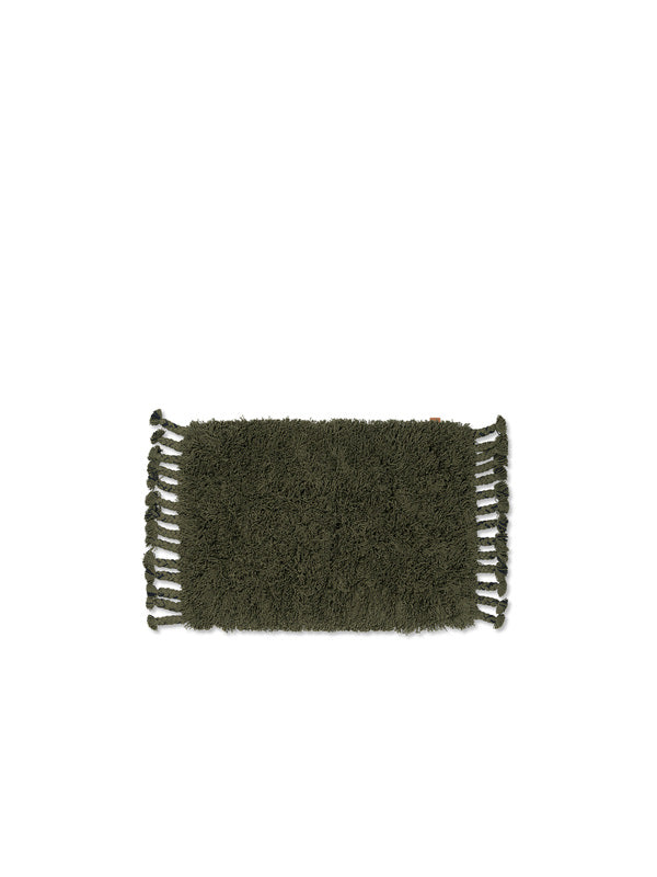 Amass Long Pile Mat | Olive | by ferm Living - Lifestory - ferm LIVING