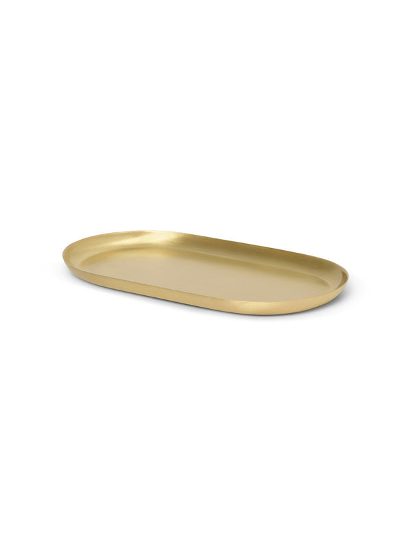 Basho Tray | Oval | Brass | by ferm Living - Lifestory - ferm LIVING