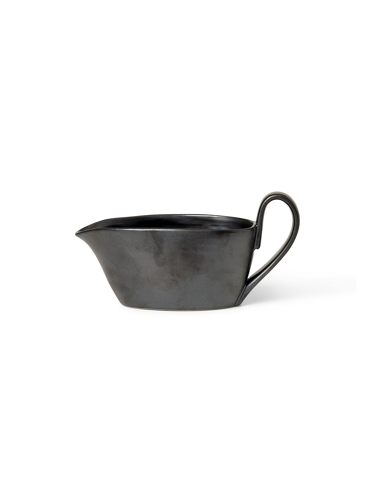 Flow Sauce or Gravy Boat | Black | Ceramic | by ferm Living - Lifestory - ferm Living