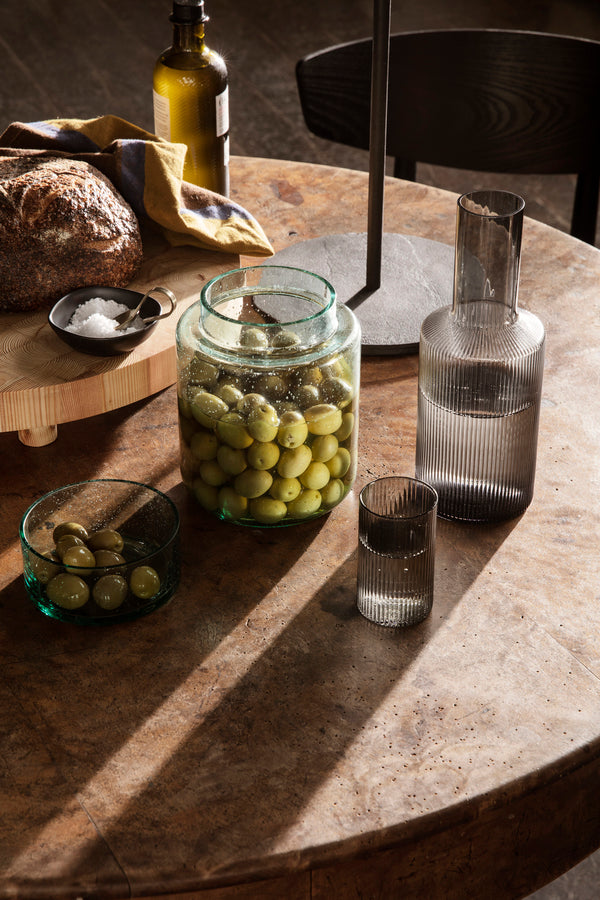 Lid for Ripple Carafe | Smoked Grey | Glass - Lifestory - ferm Living