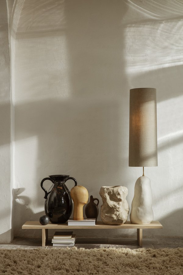 Eclipse Lamp Shade | Long | Sand Colourway by ferm LIVING - Lifestory - ferm LIVING
