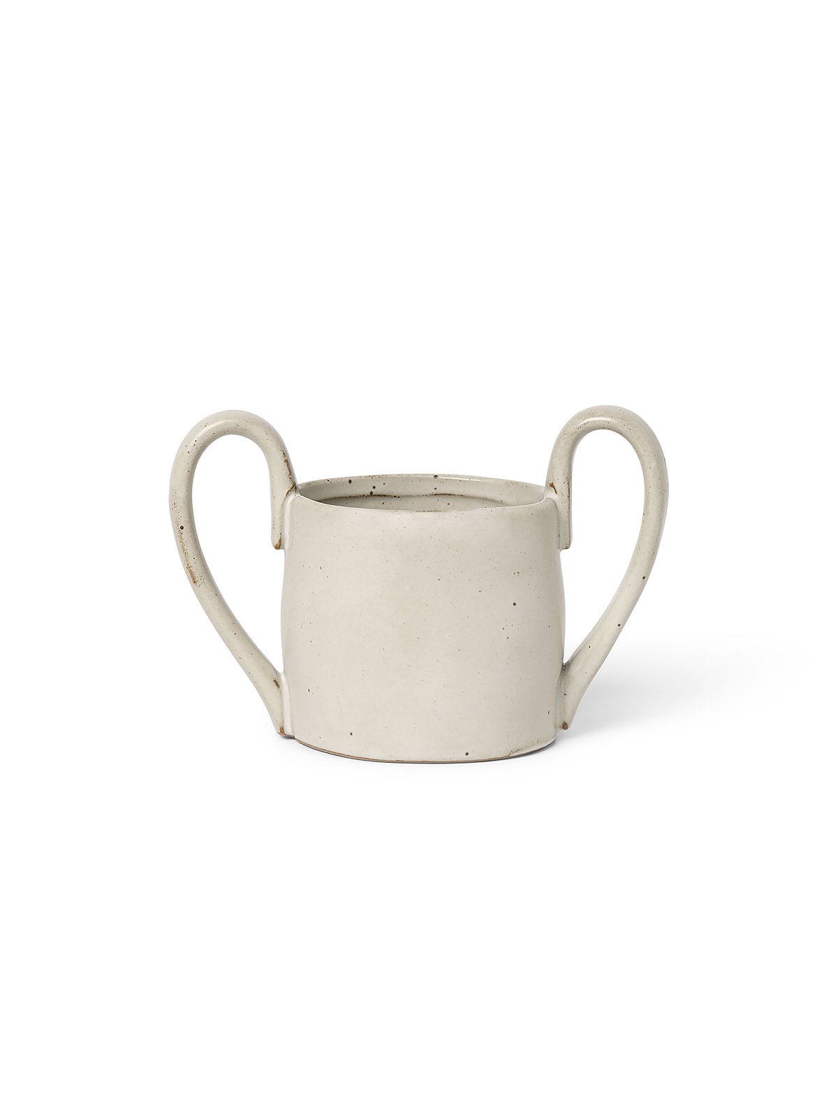 Flow Kids Mug with Two Handles | Off-White | Ceramic | by ferm Living - Lifestory - ferm Living
