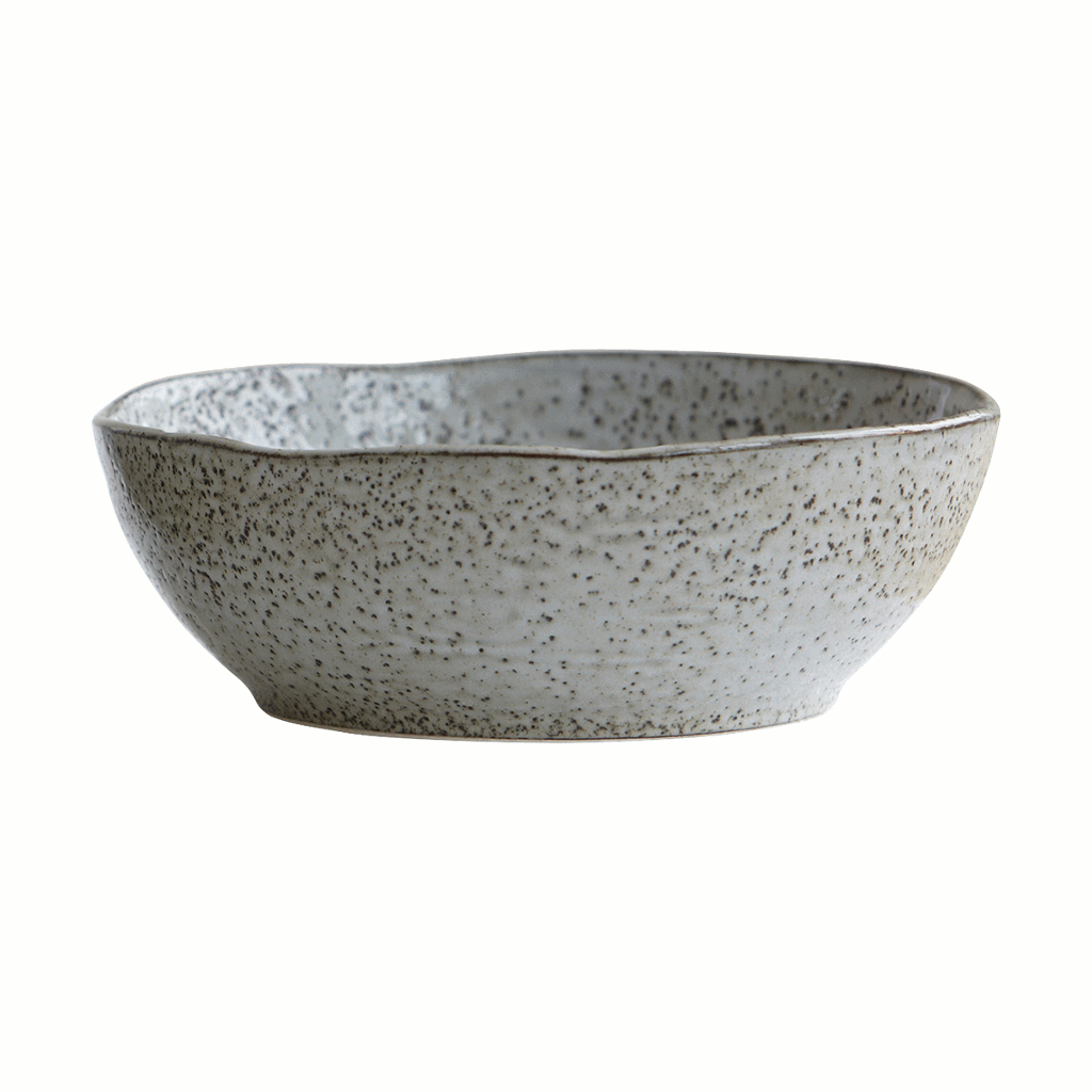 Bowl, rustic, grey, 21.5cm by House Doctor - Lifestory - House Doctor