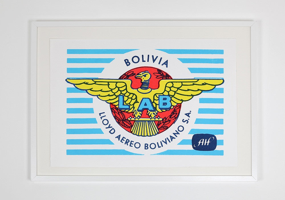 Bolivia silkscreen print - Lifestory - Marie Varley