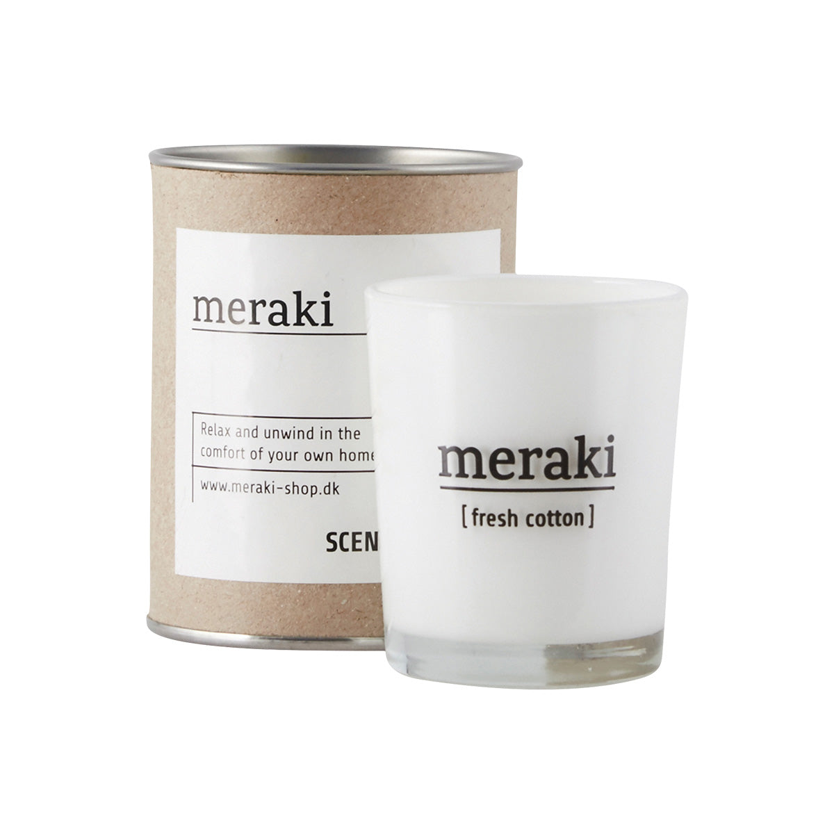 Candle Small - Fresh Cotton by Meraki - Lifestory - Meraki